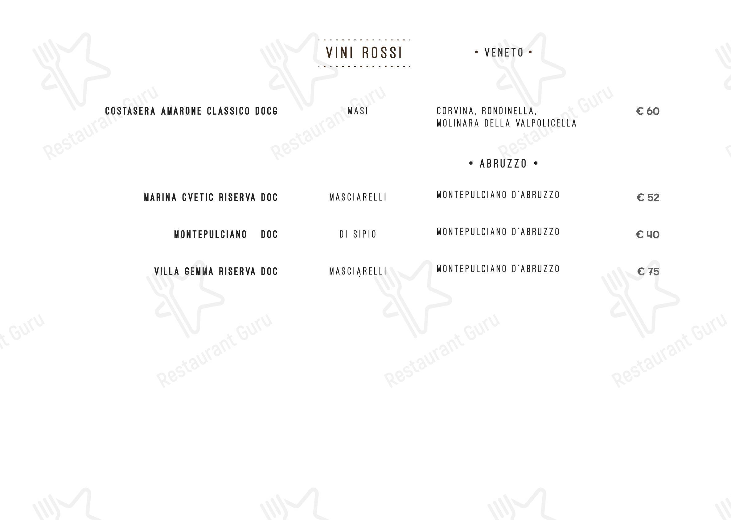 Menu di Ristorante Piazza Palmieri - 菜单