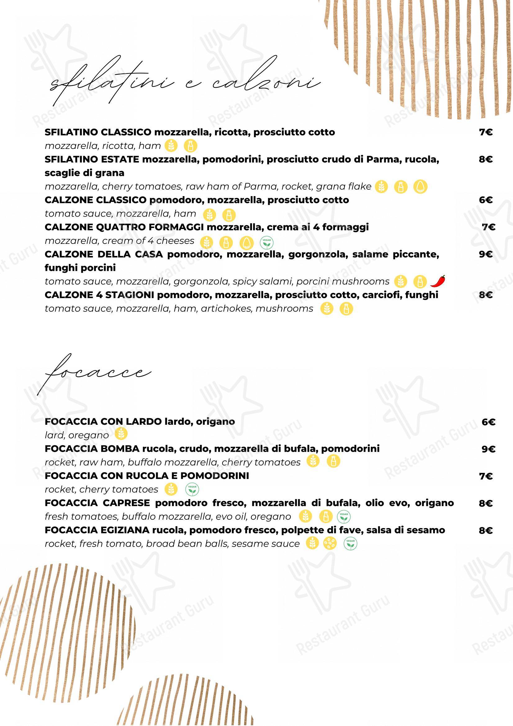 Menu per Ristorante Pizzeria Andromeda ristorante