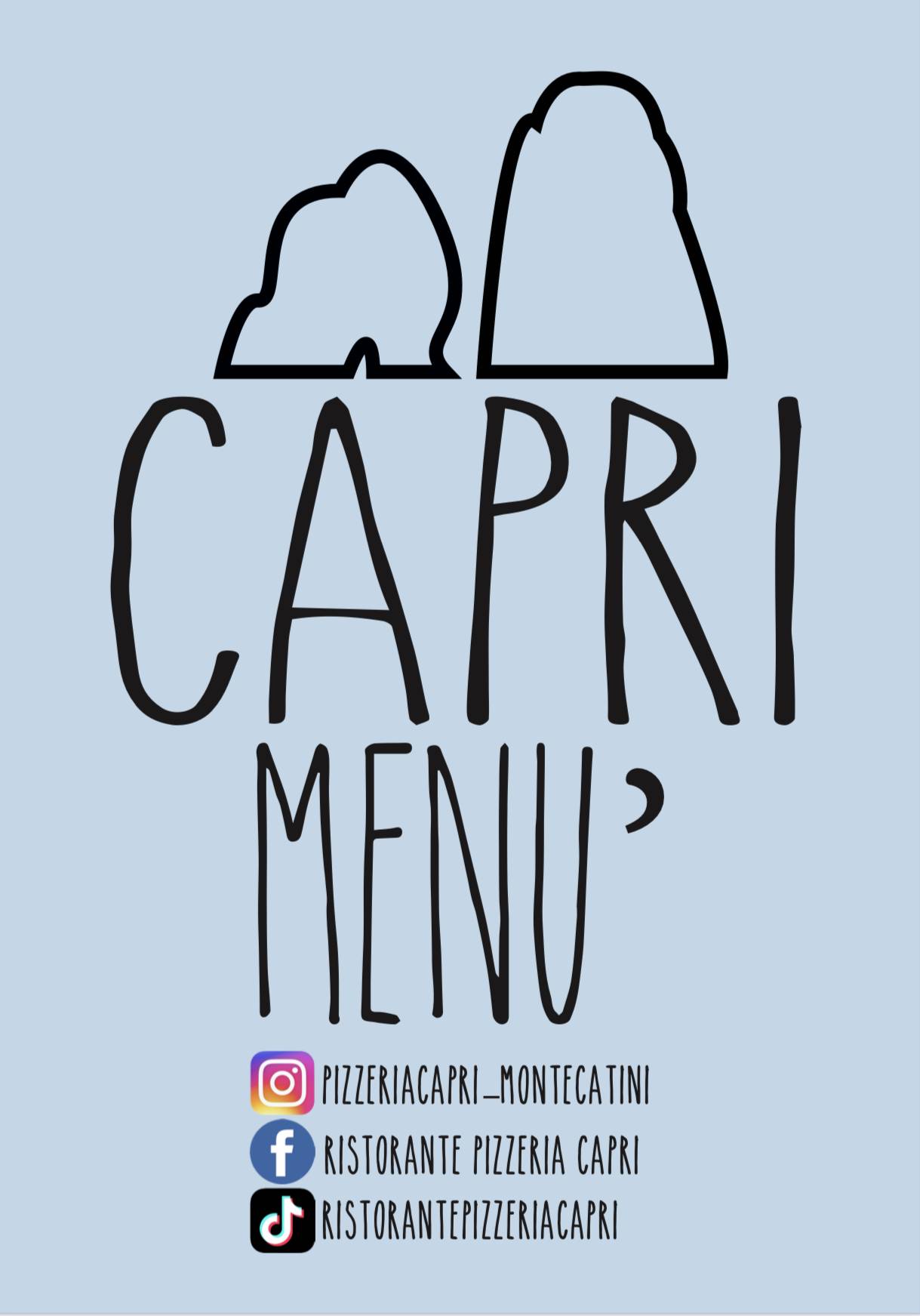 Menu di Ristorante Pizzeria Capri 