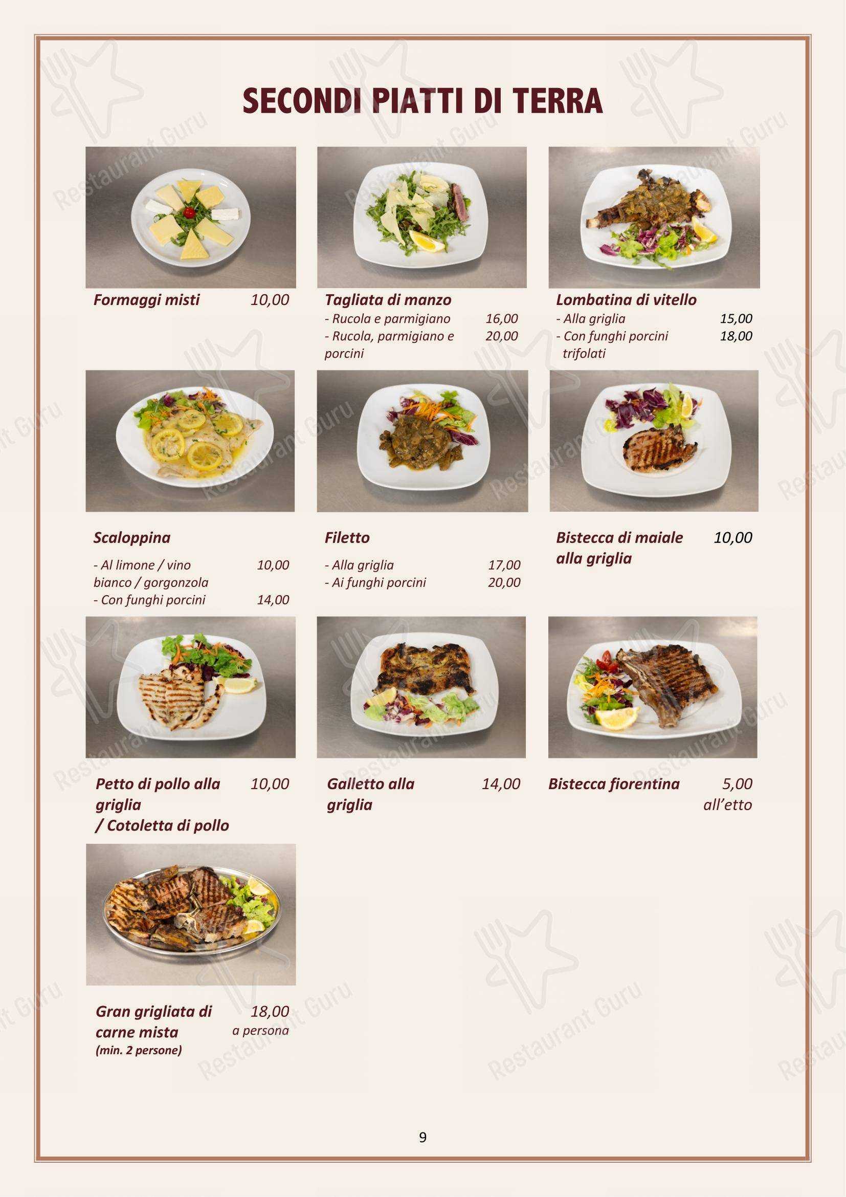 Menu per Ristorante Pizzeria Da Foffo in Signa