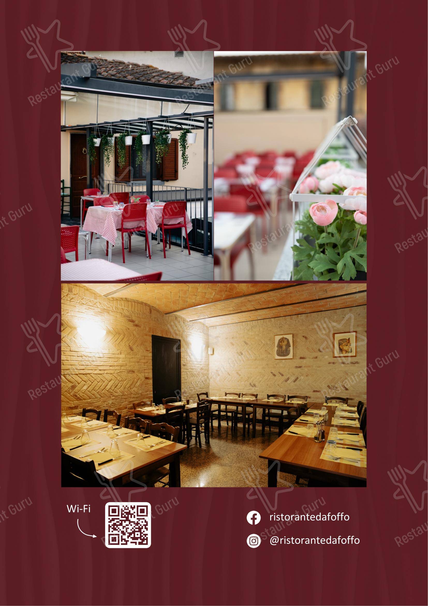 Menu per Ristorante Pizzeria Da Foffo in Signa