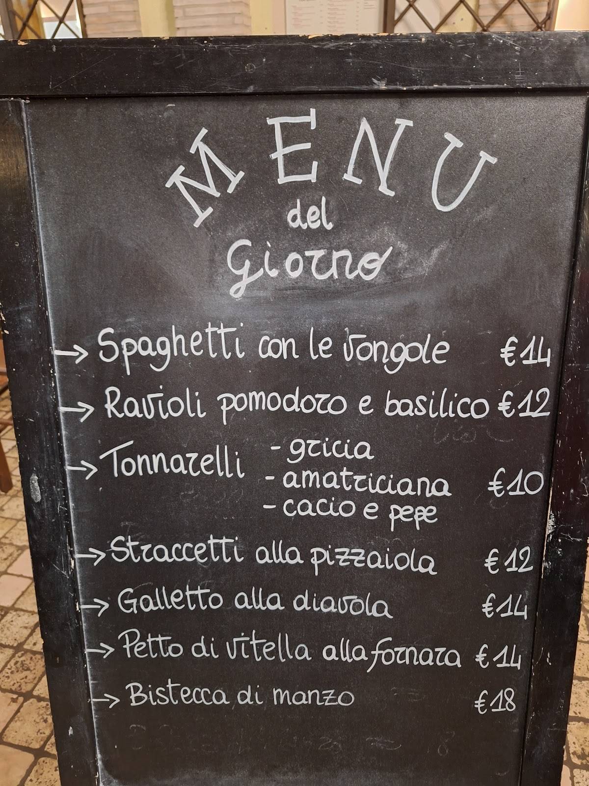 Menu di Ristorante Pizzeria Il Casale Roma 