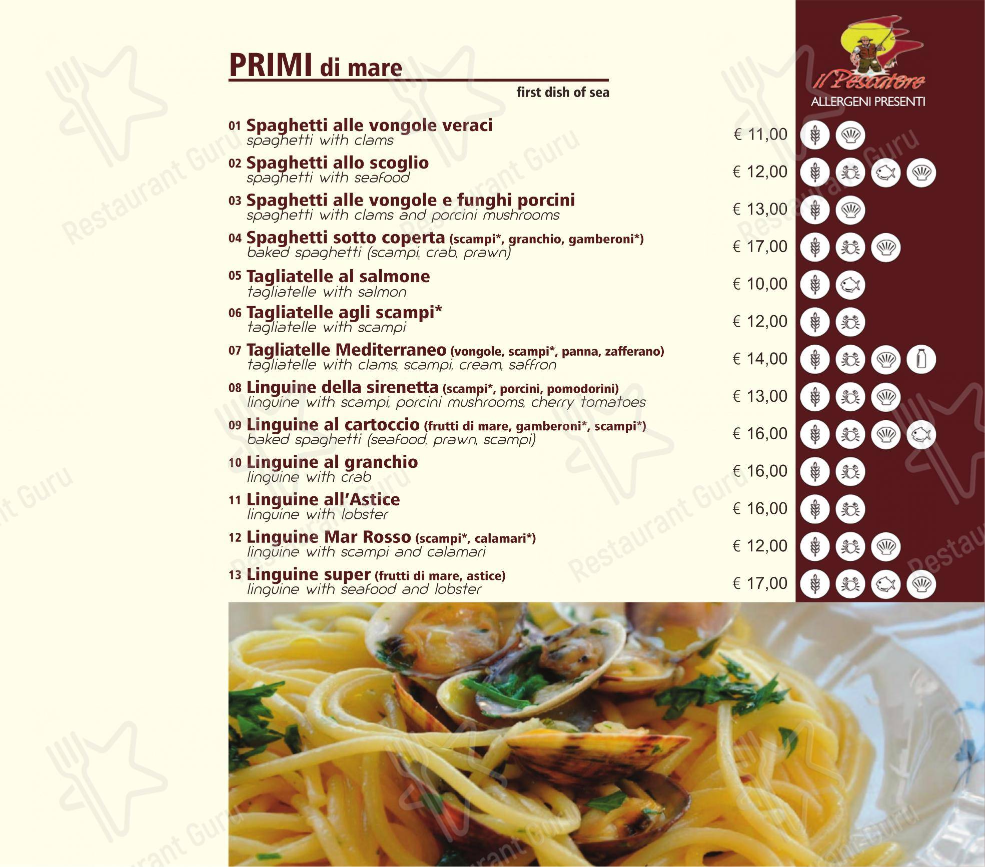 Menu di Ristorante Pizzeria Il Pescatore 4 - Menu