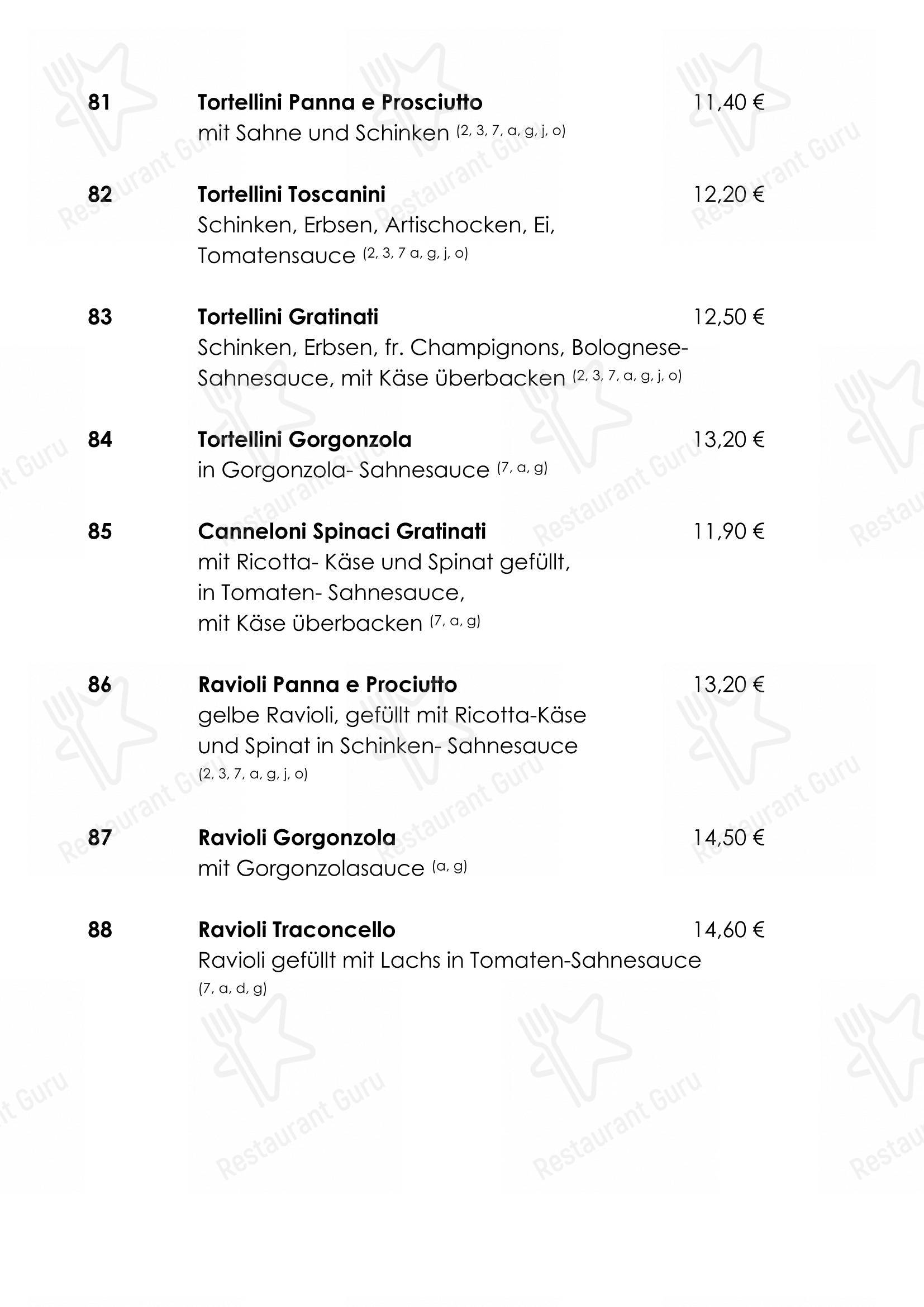 Ristorante Toscanini dans Hanovre - Menu