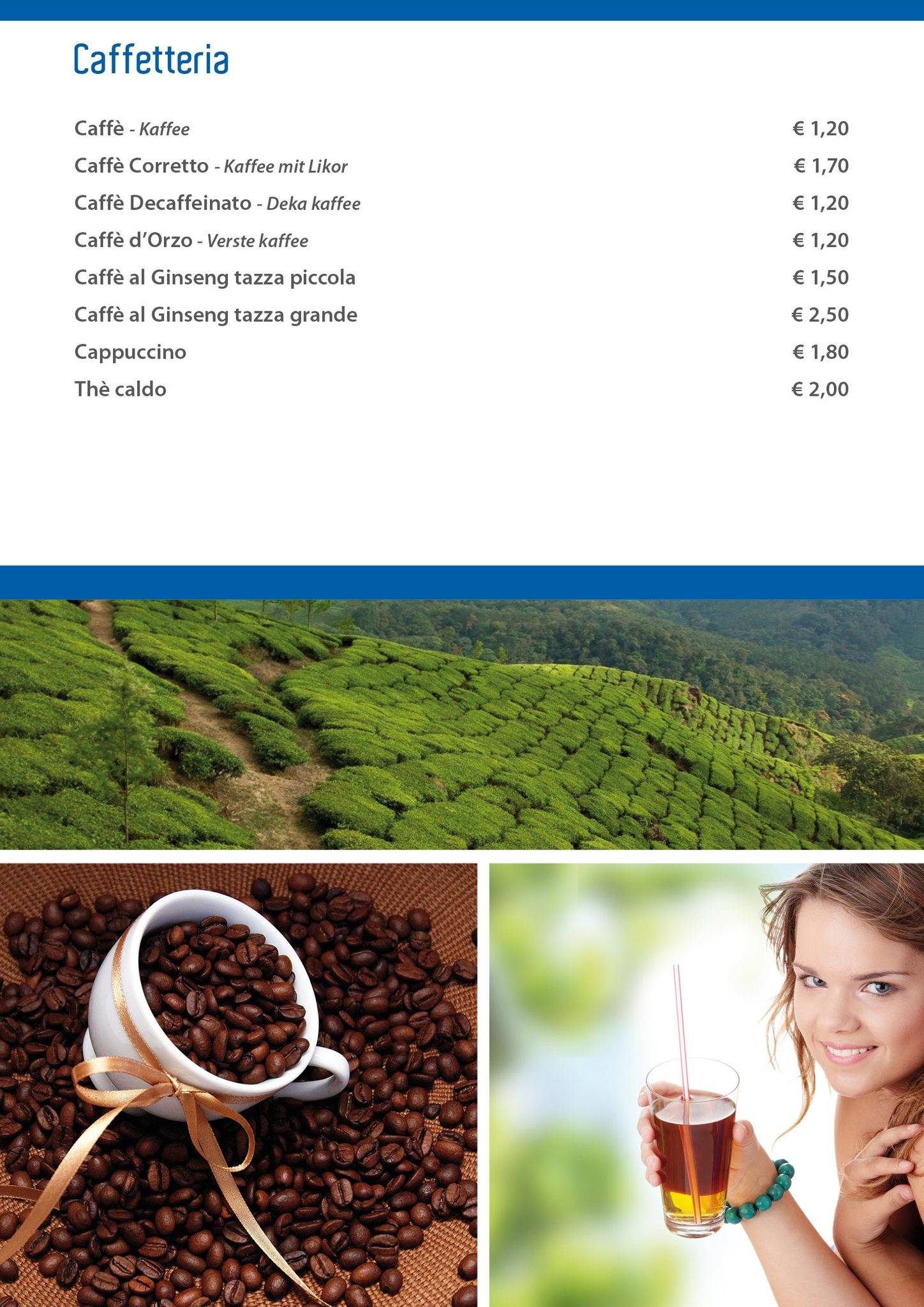 Menu di Ristorante alla Staffa 