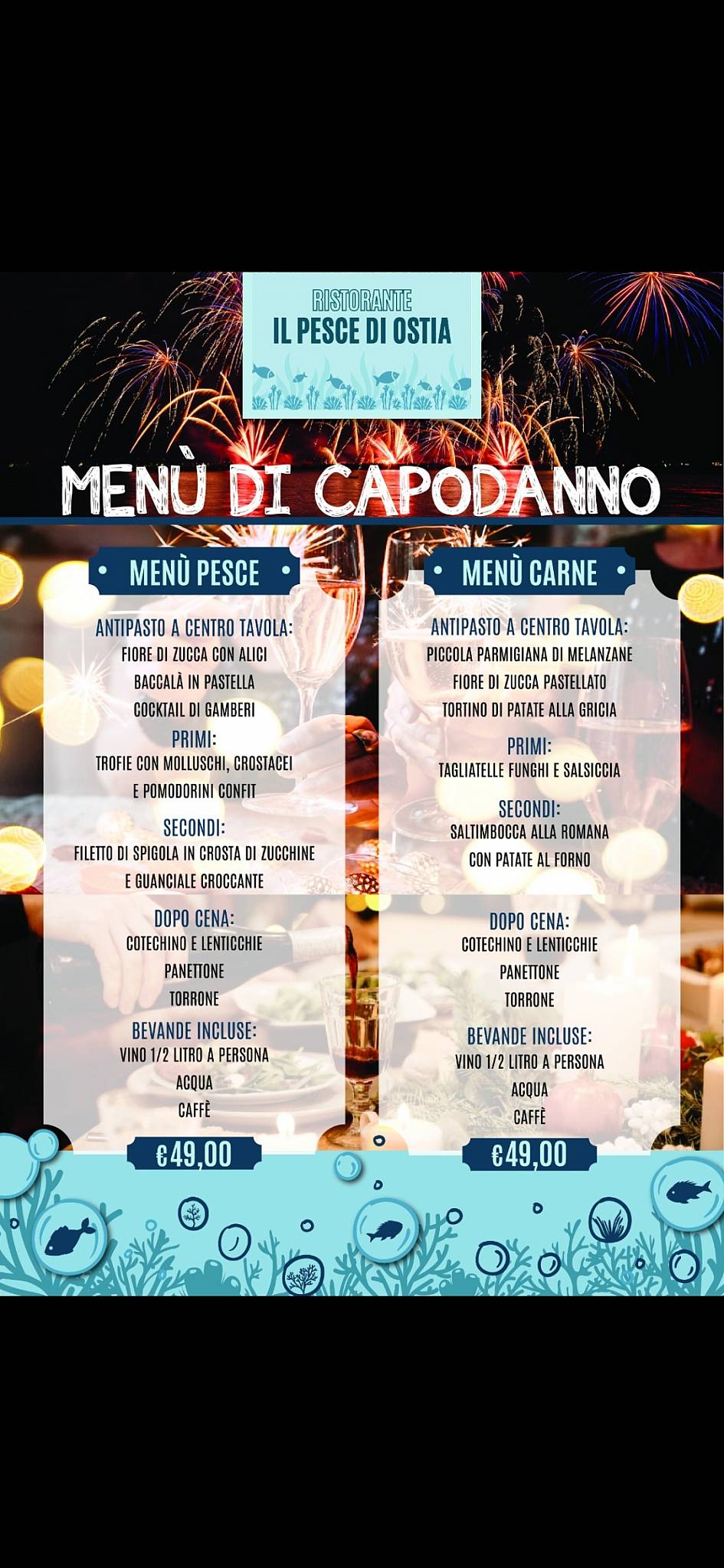 Menu di Il Pesce di Ostia 