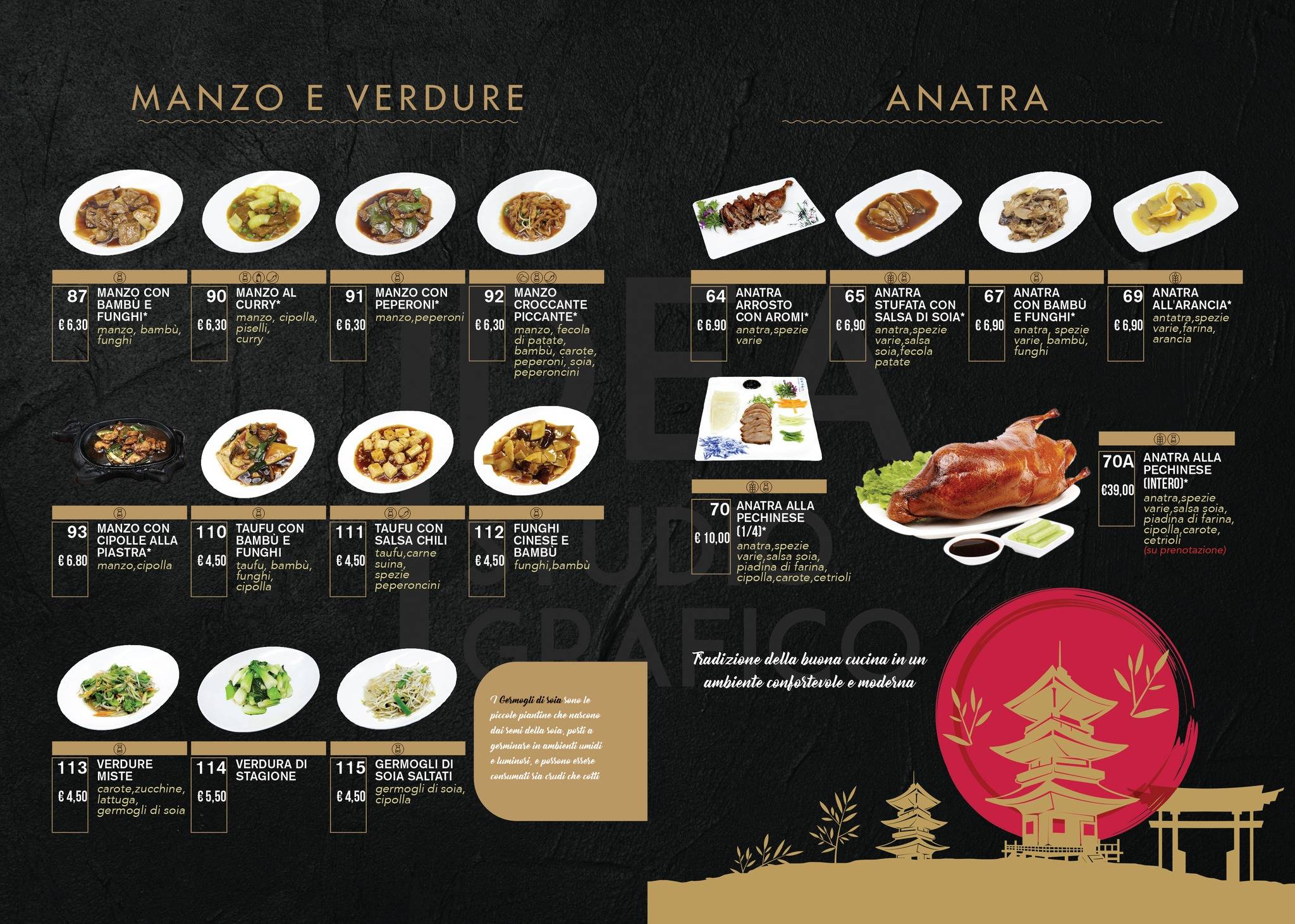 Menu di Ristorante Città delle Meraviglie 