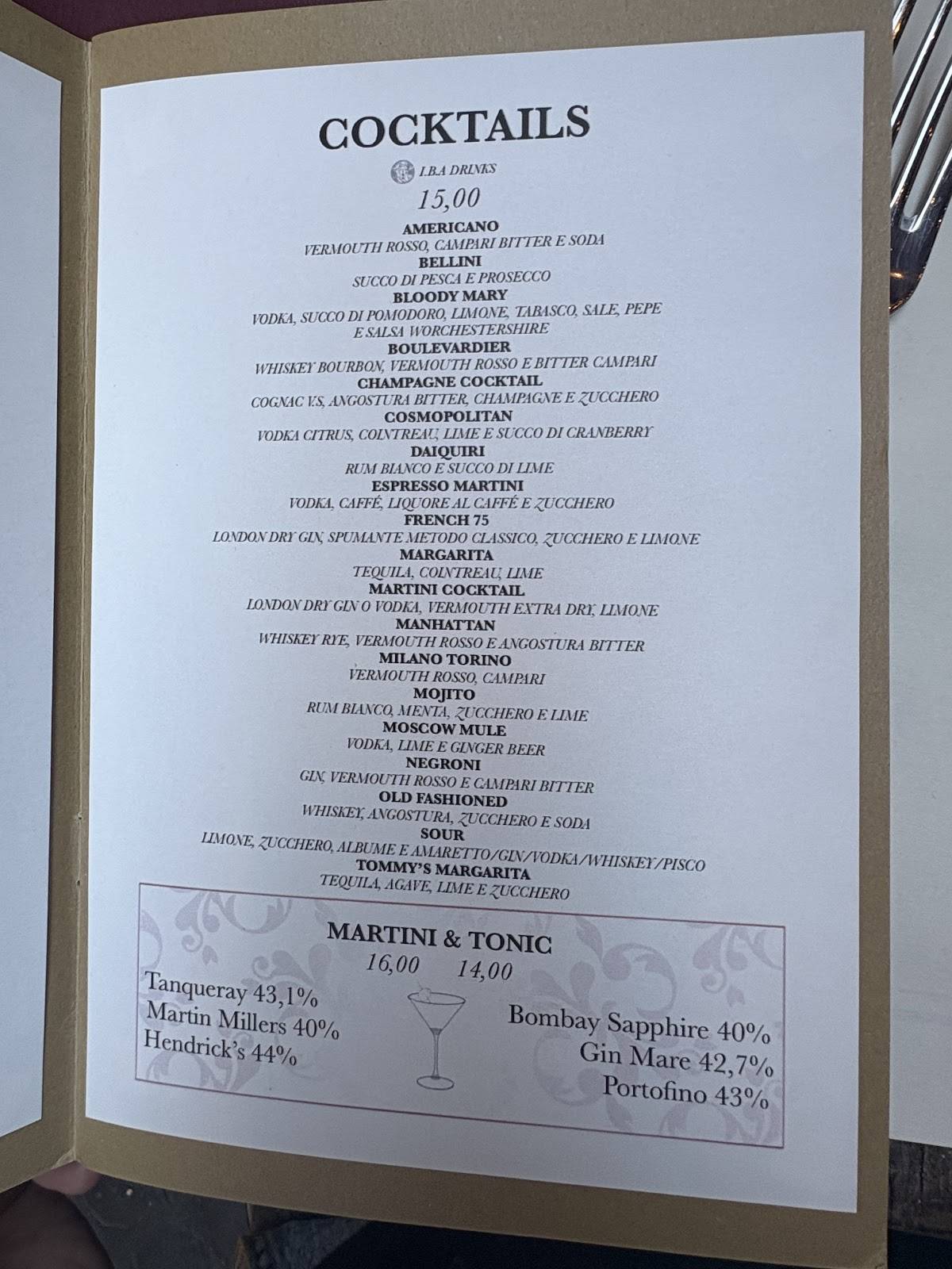 Menu di Dillà 
