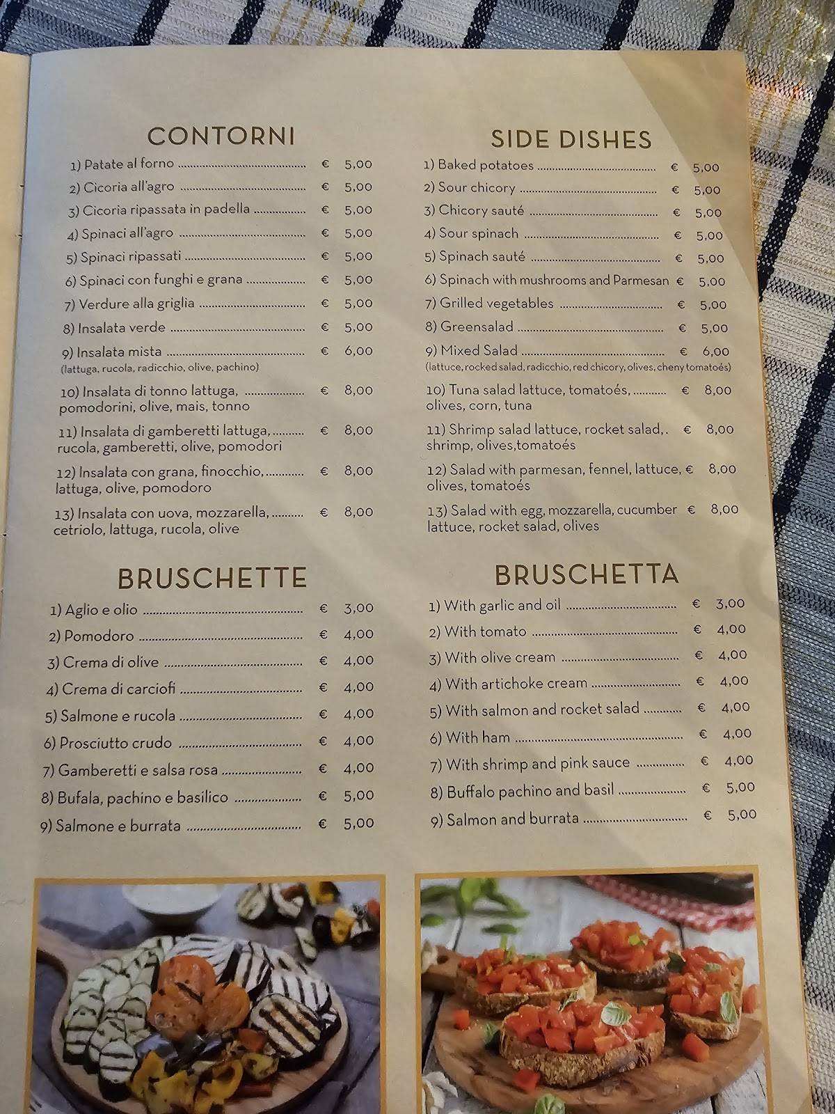 Menu di Ristorante Pizzeria Castello 