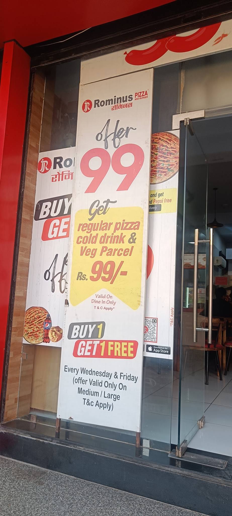 Rominus Pizza And Burger menu