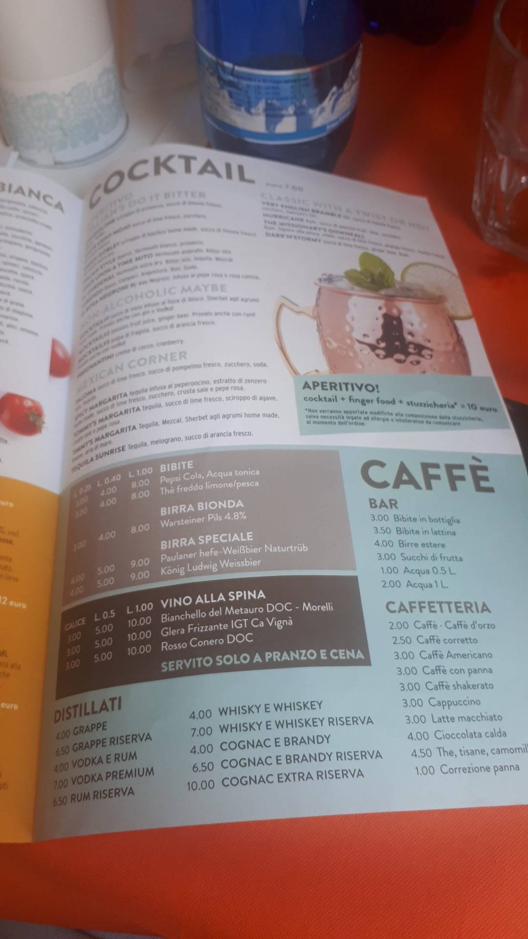 Menu di Rosa Cremeria Food 