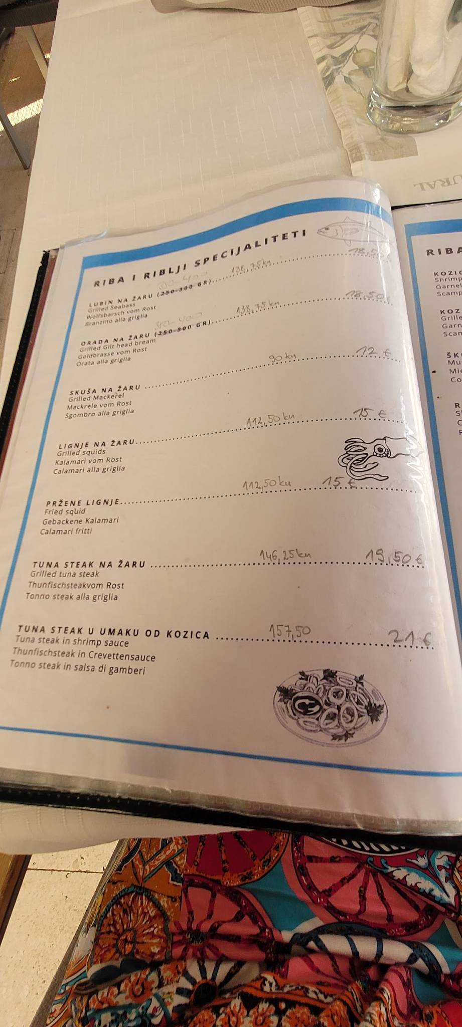 Menu di Rosos 