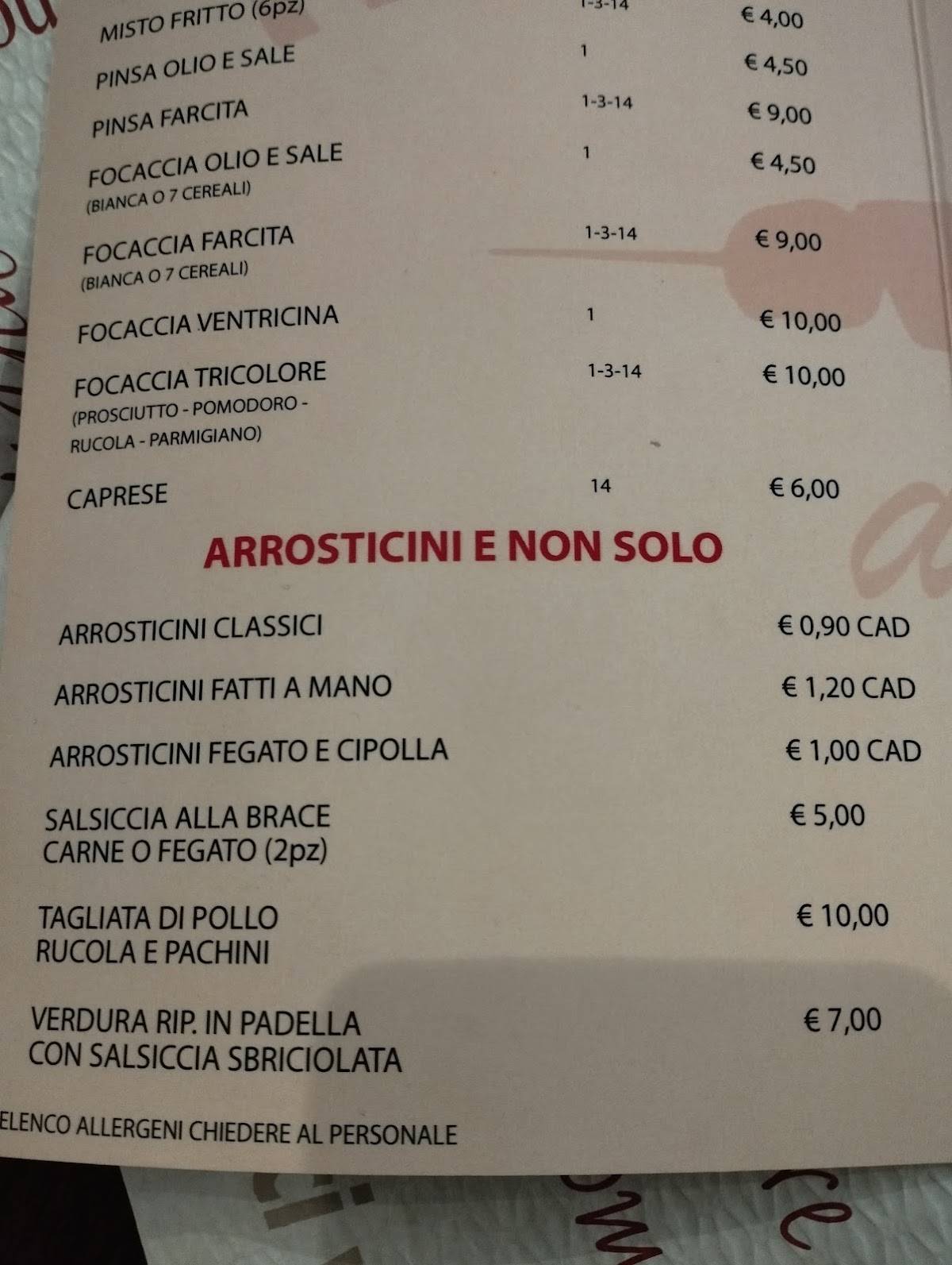 Menu di Rostellando 2.0 