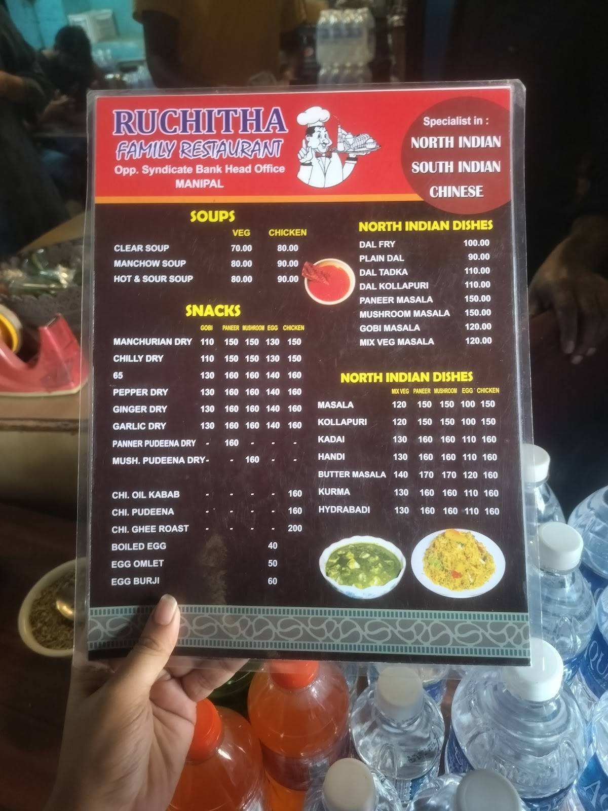 Ruchitha Restaurant menu