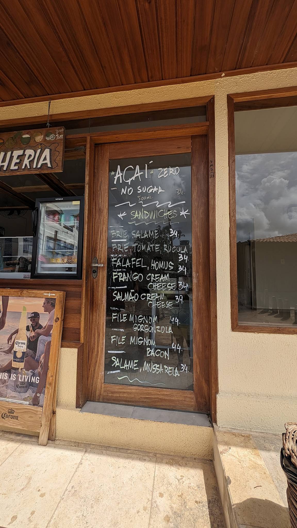 SANDWICHERIA cardápio