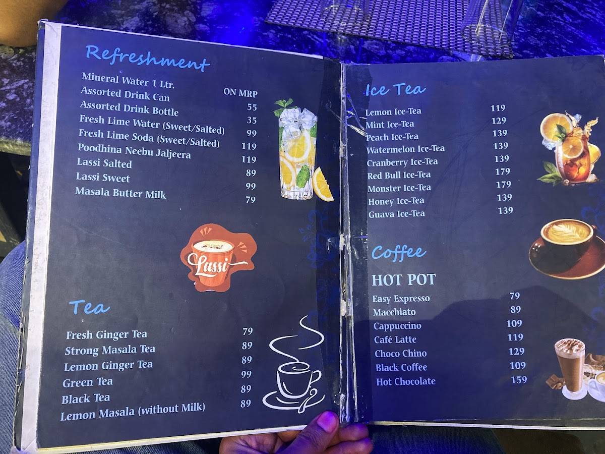SKYLIGHT ROOFTOP menu
