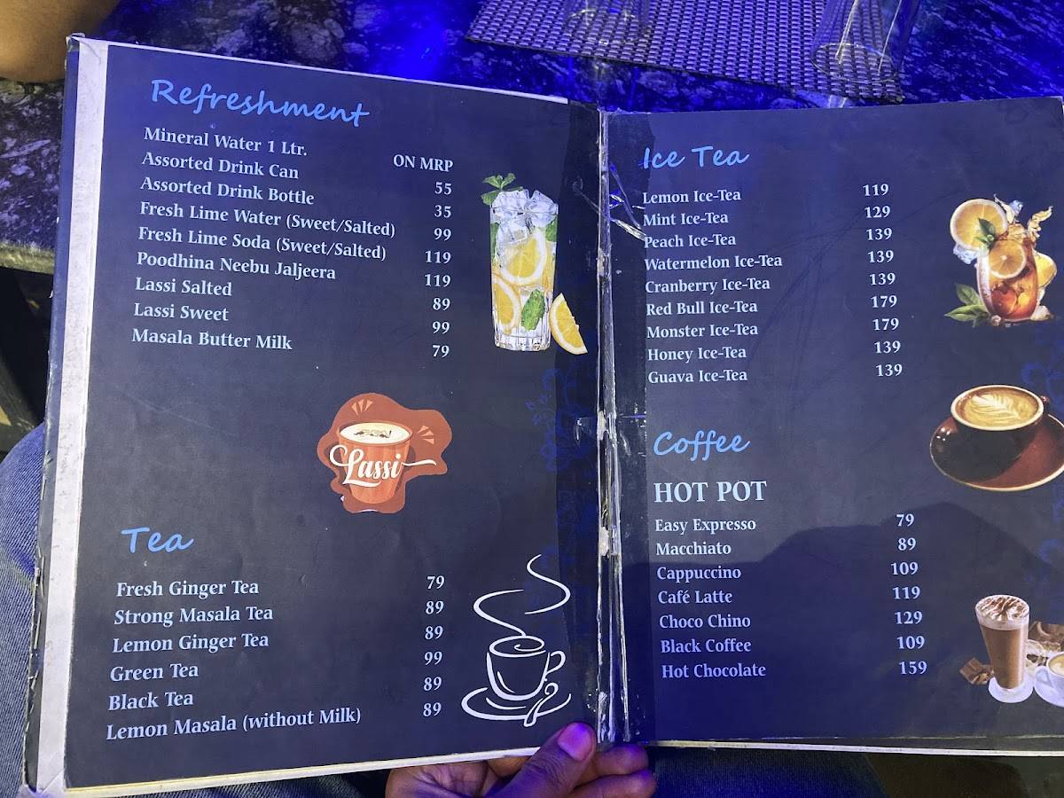 SKYLIGHT ROOFTOP menu