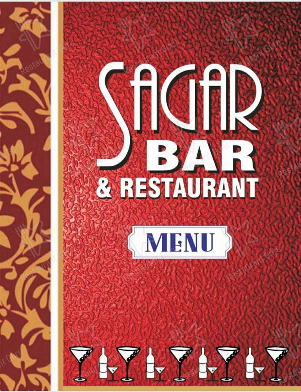 Sagar Bar & Restaurant menu