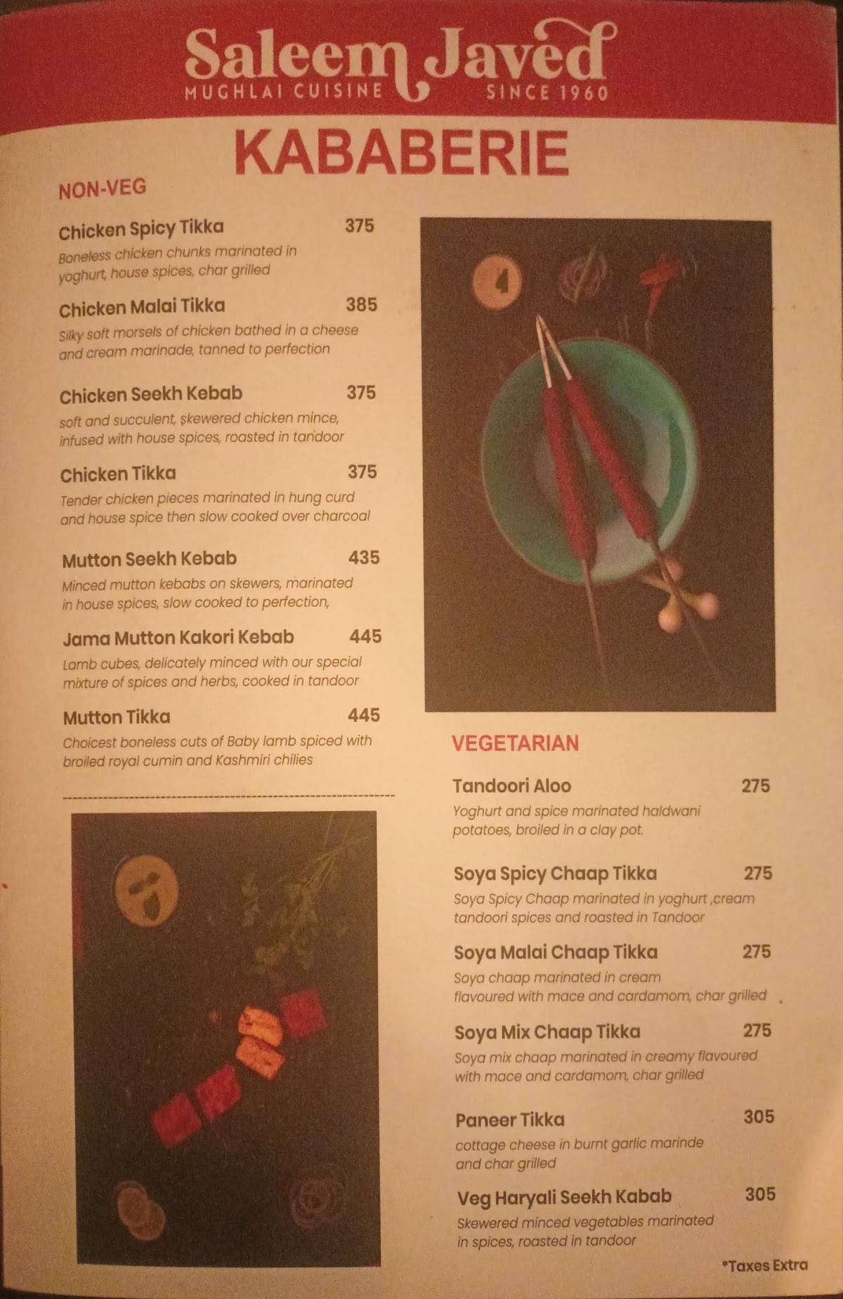 Saleem Javed Rule The Rolls 32nd menu