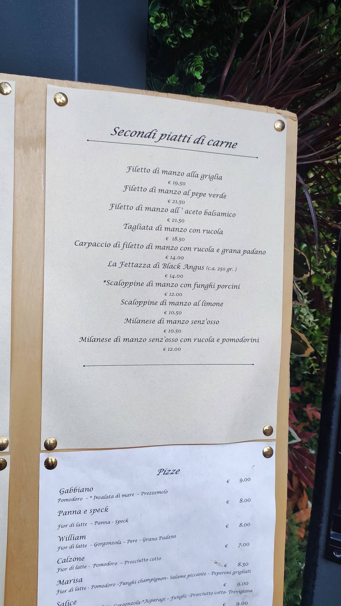 Menu di Il Gabbiano Di Massone Roberto 