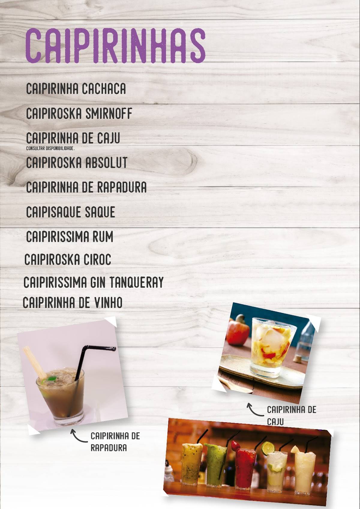 Boteco Capitão Tavares cardápio