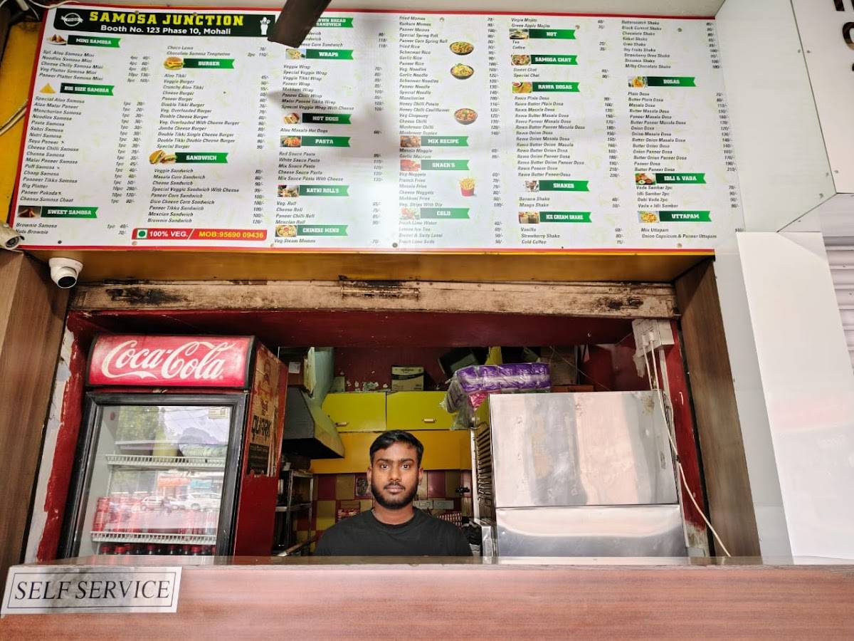Samosa Junction menu