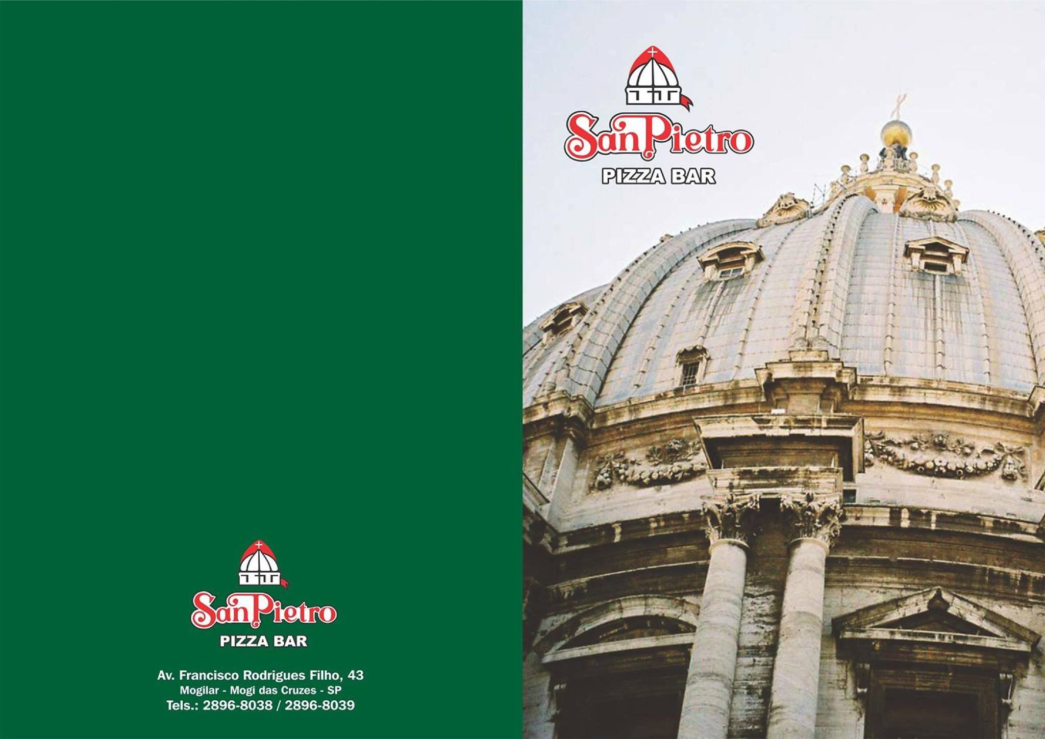 San Pietro Pizzaria cardápio