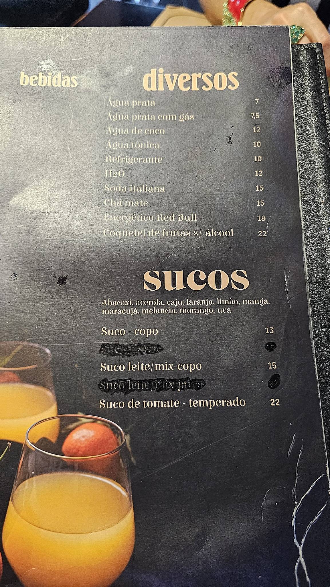 Santa Fé O Cupim - Restaurante em SP cardápio