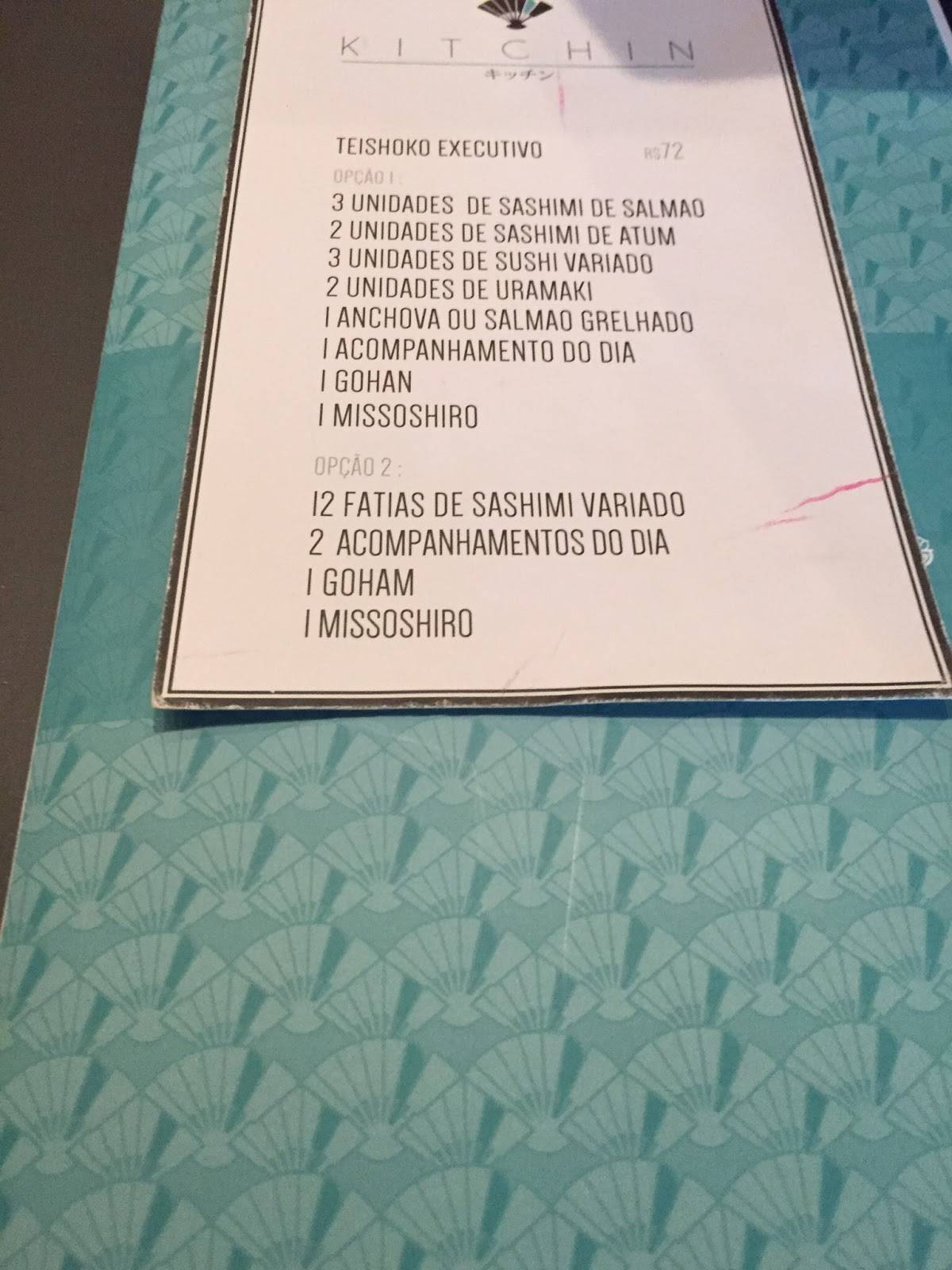 Kitchin Itaim cardápio