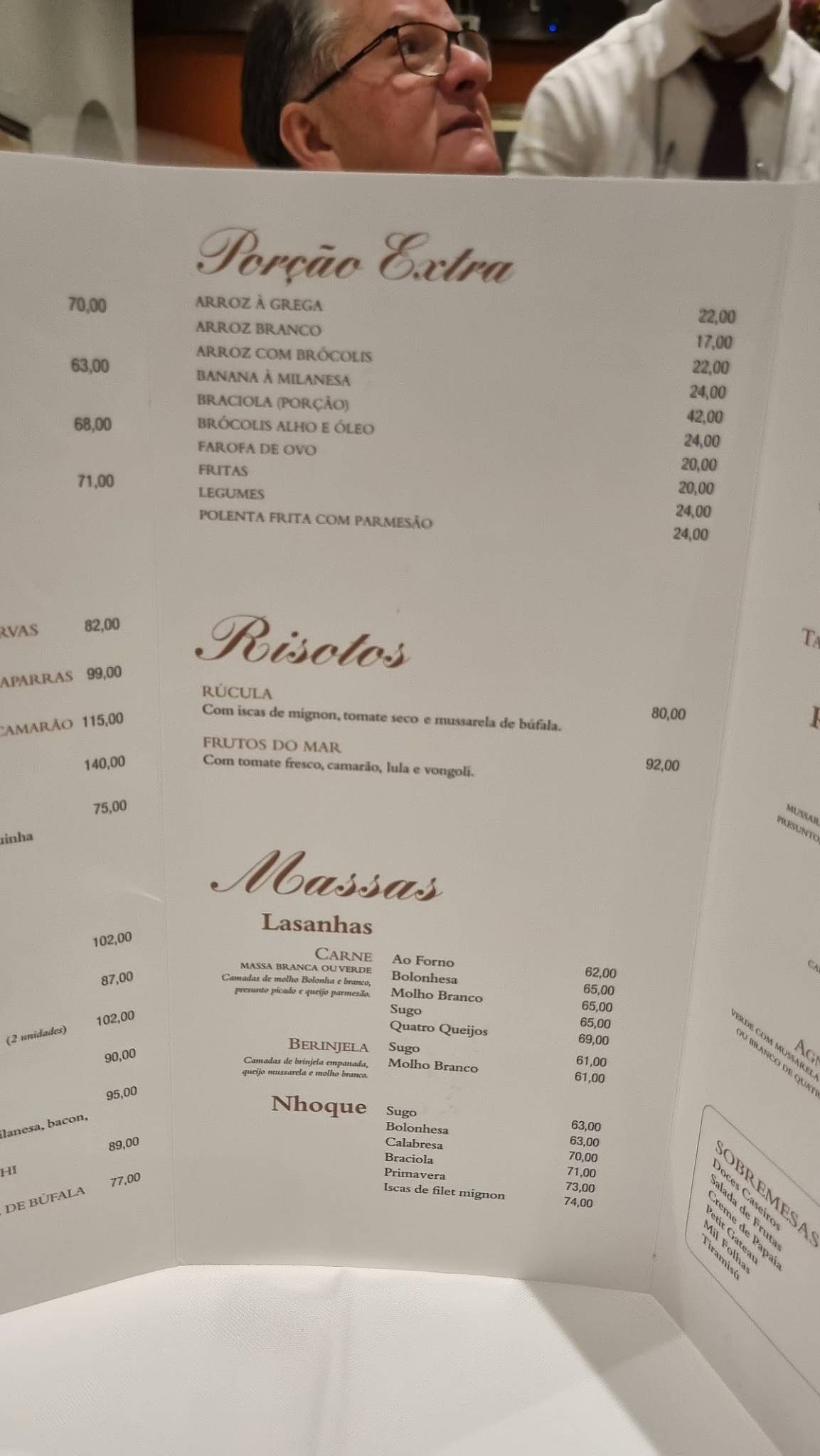 Menu em O Gato Que Ri restaurante, São Paulo, Largo do Arouche