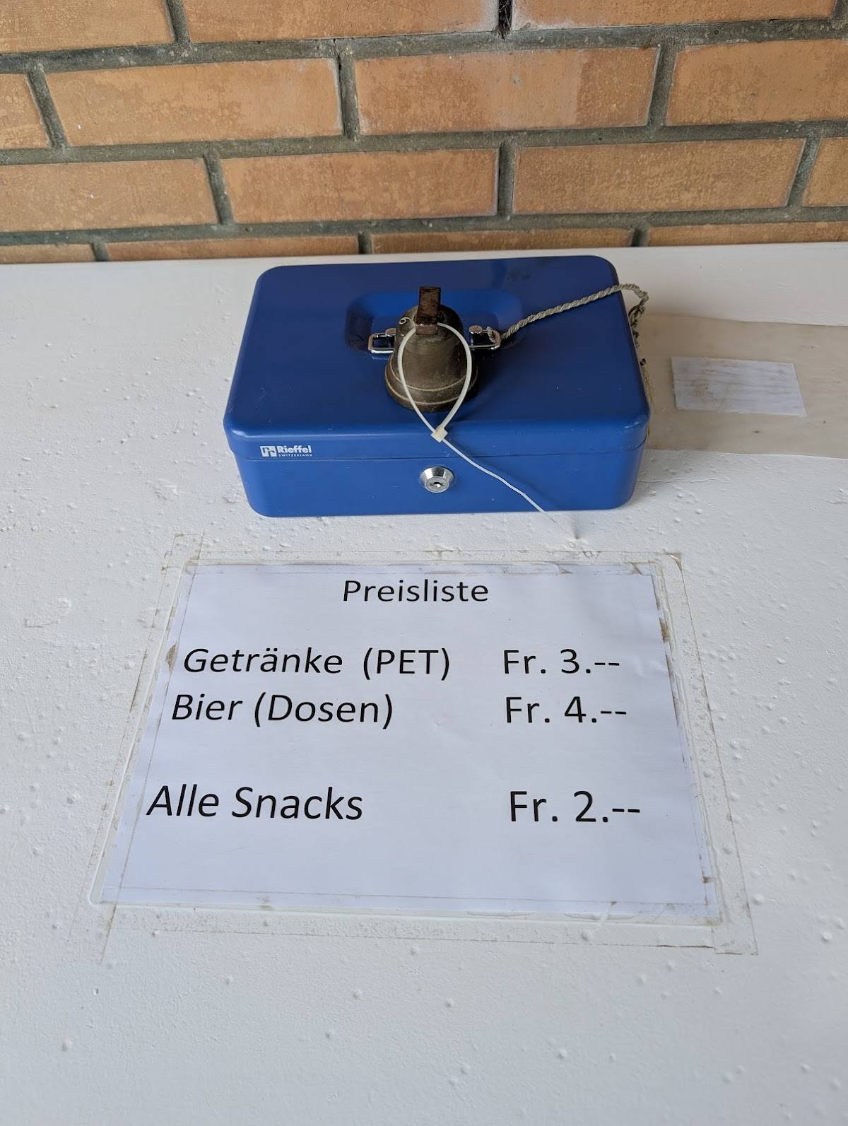 Menu di Schwengimatt 