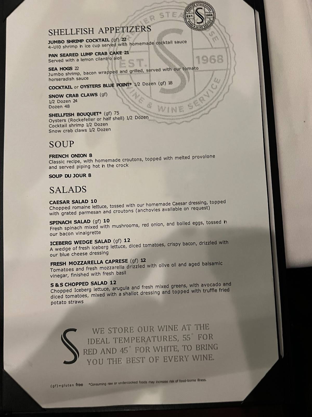 Menu at Scotch & Sirloin pub & bar, Wichita