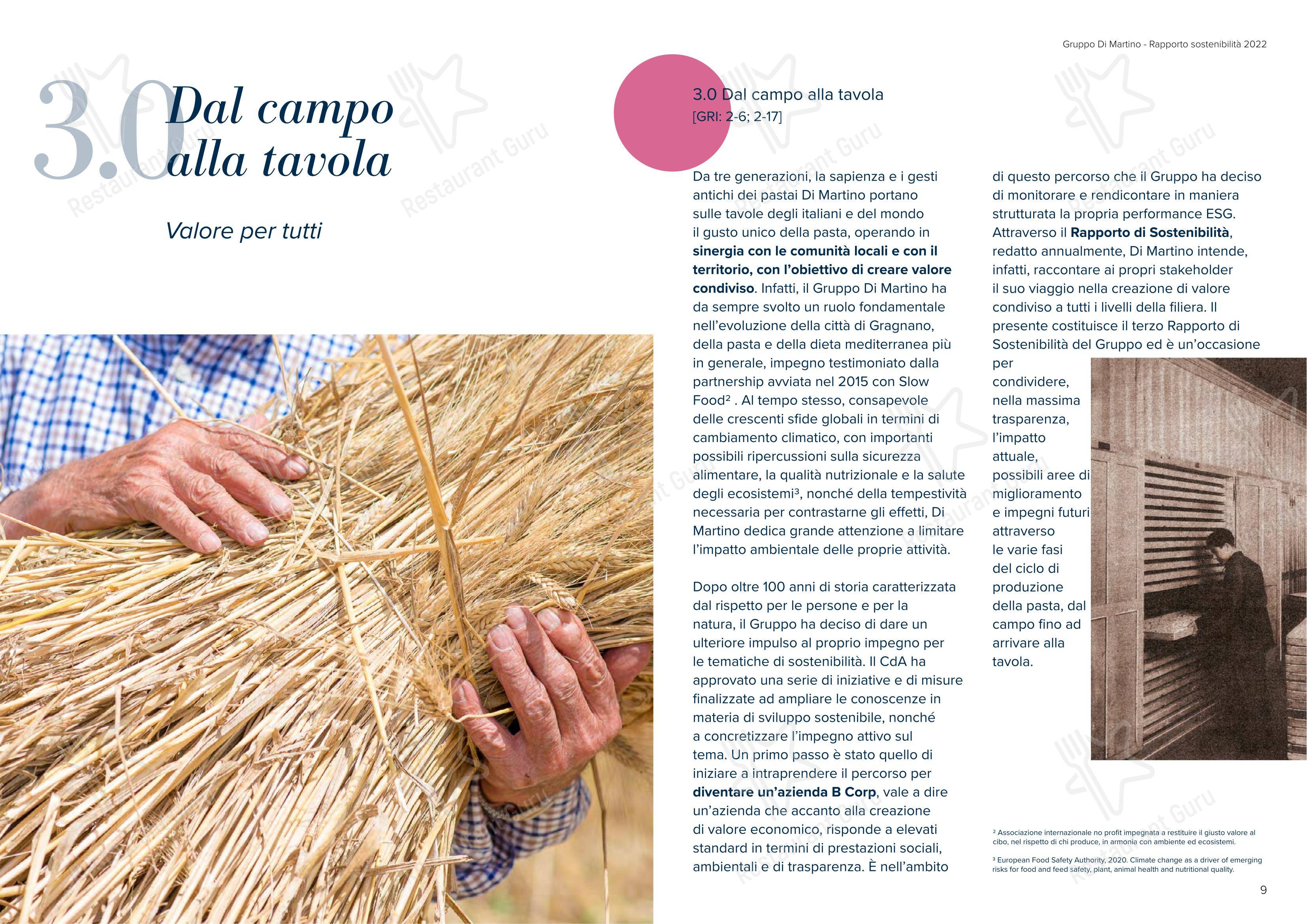 Menu per Sea Front Di Martino Pasta Bar pub & bar