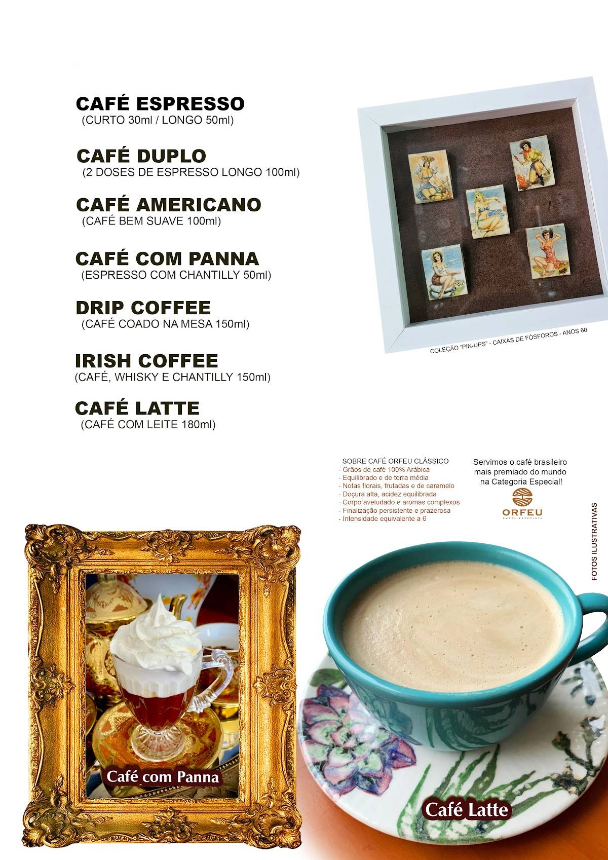 Segredos de Família Café cardápio