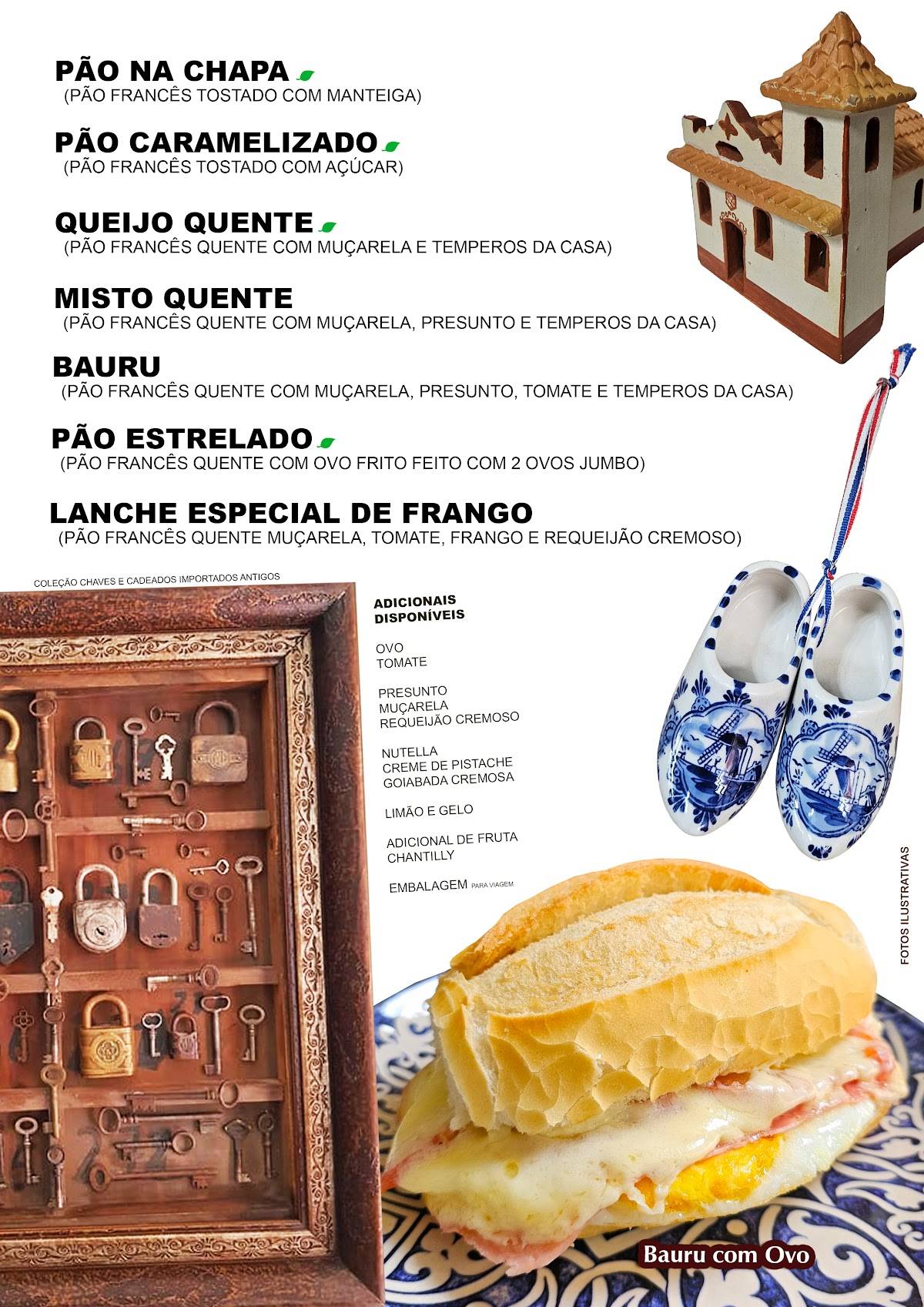 Segredos de Família Café cardápio