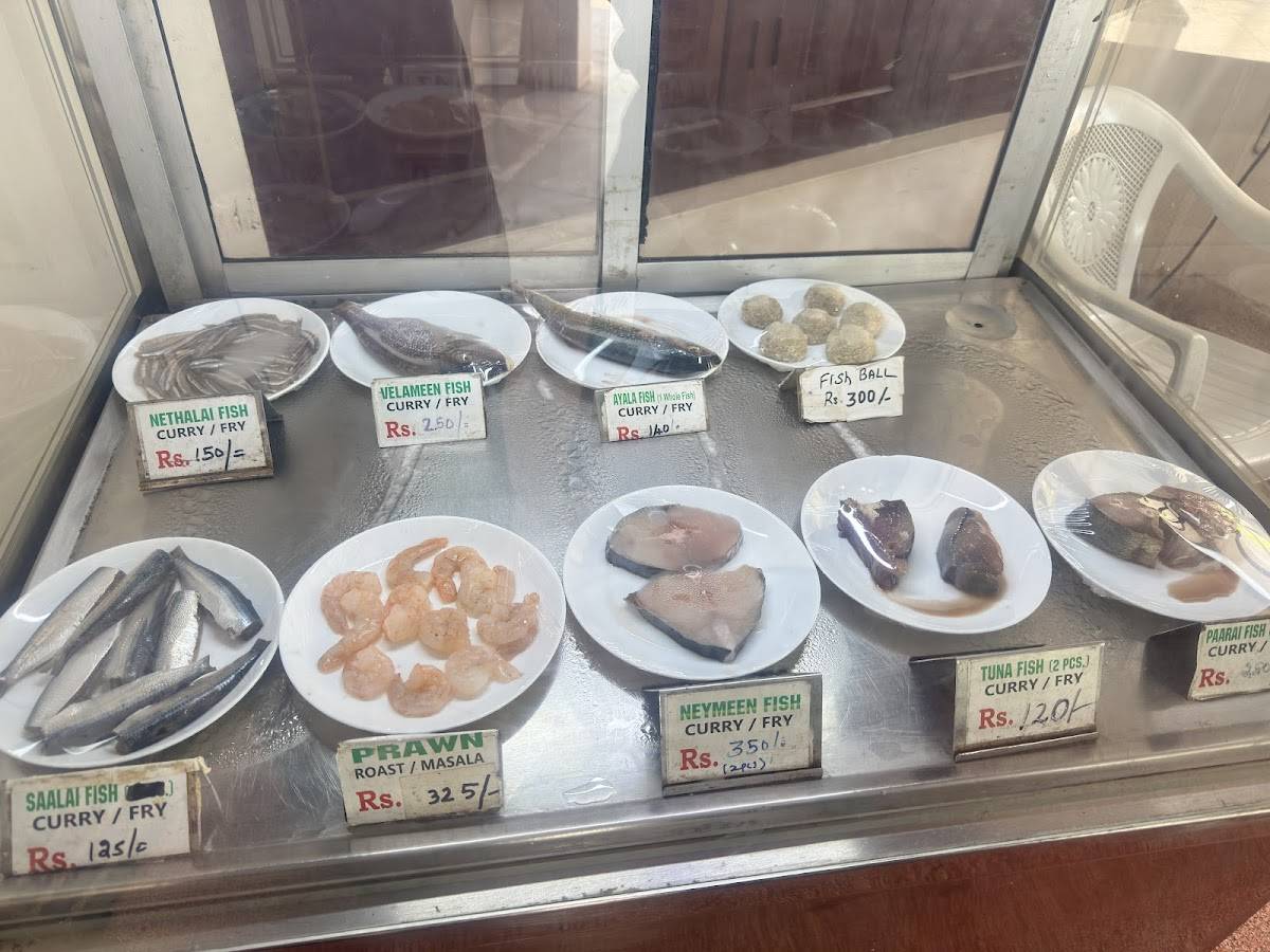 Sekars Kitchen menu