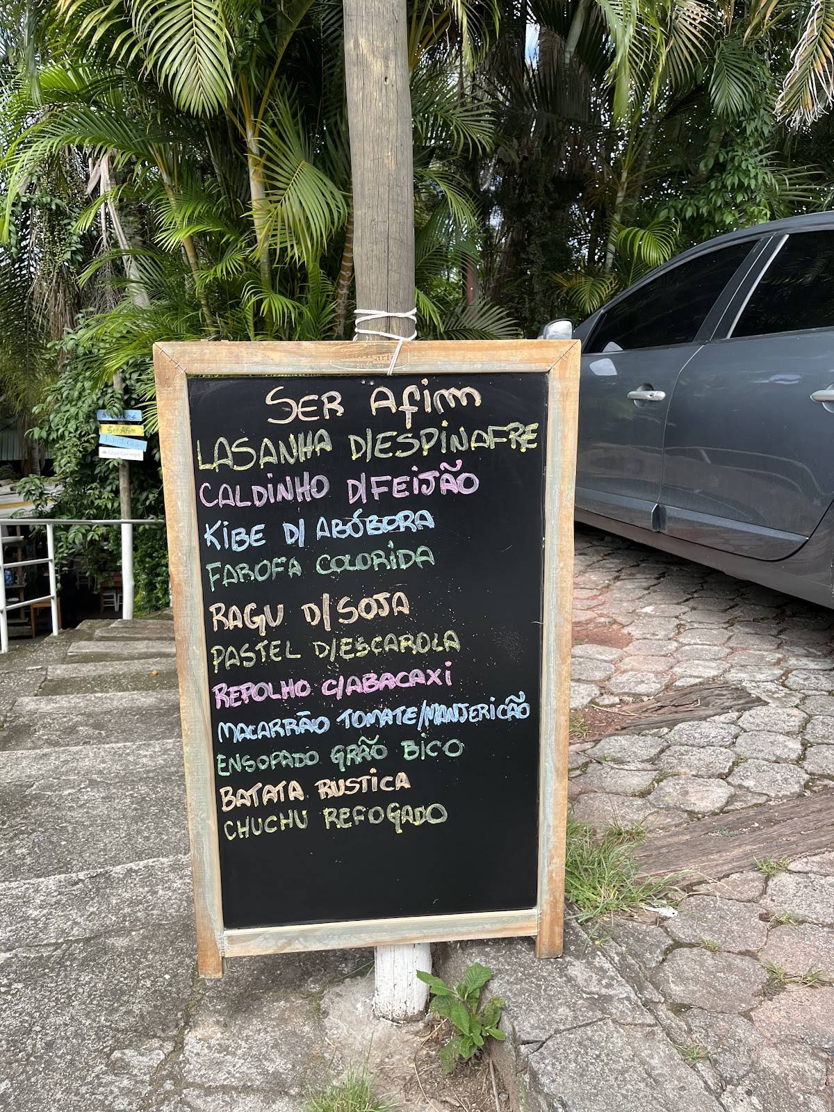 Ser-Afim Restaurante Vegano cardápio
