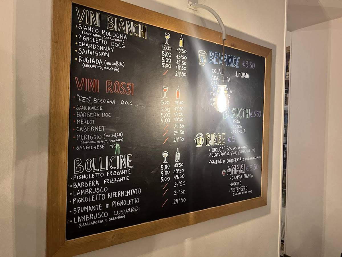 Menu di Sfoglia Rina 