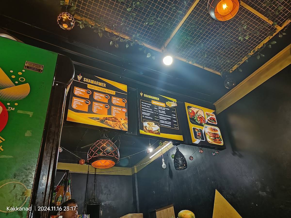 Shawarmer menu
