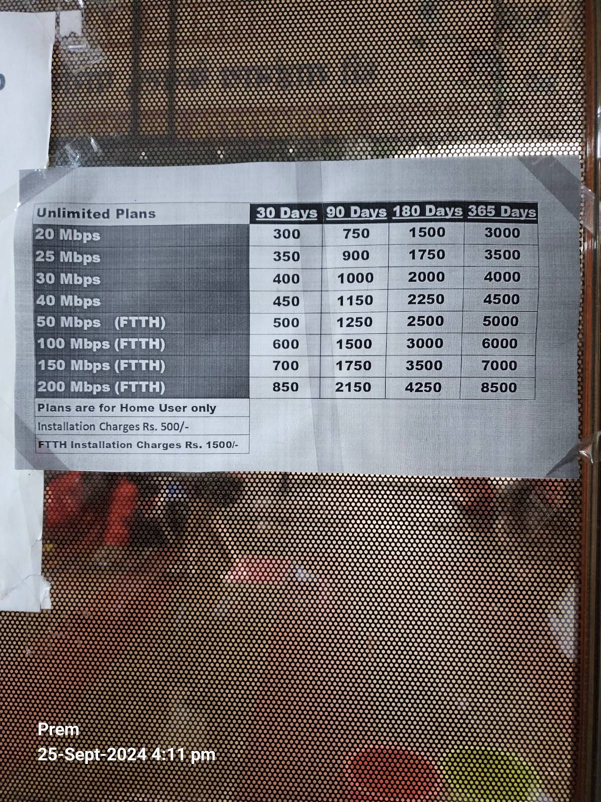 Shree Sai Family Restaurant menu