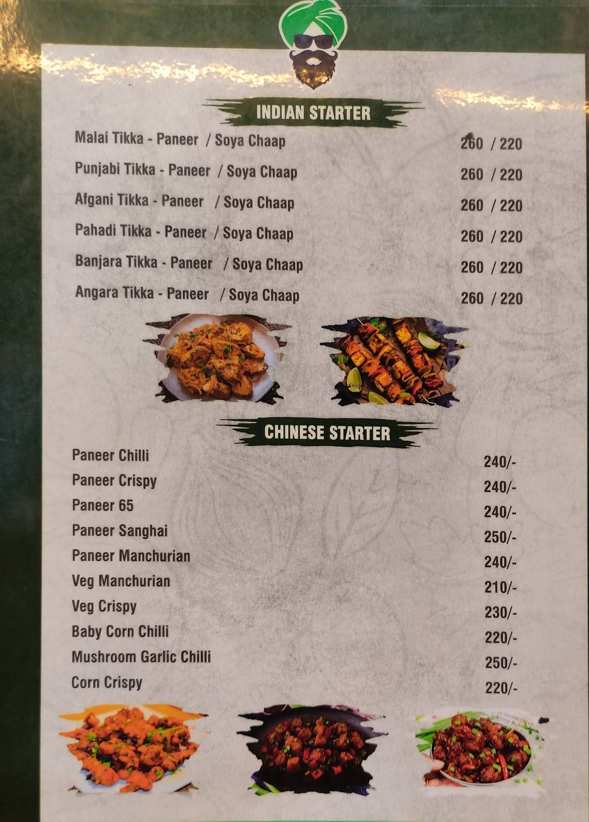 Singh Saab The Paratha House menu