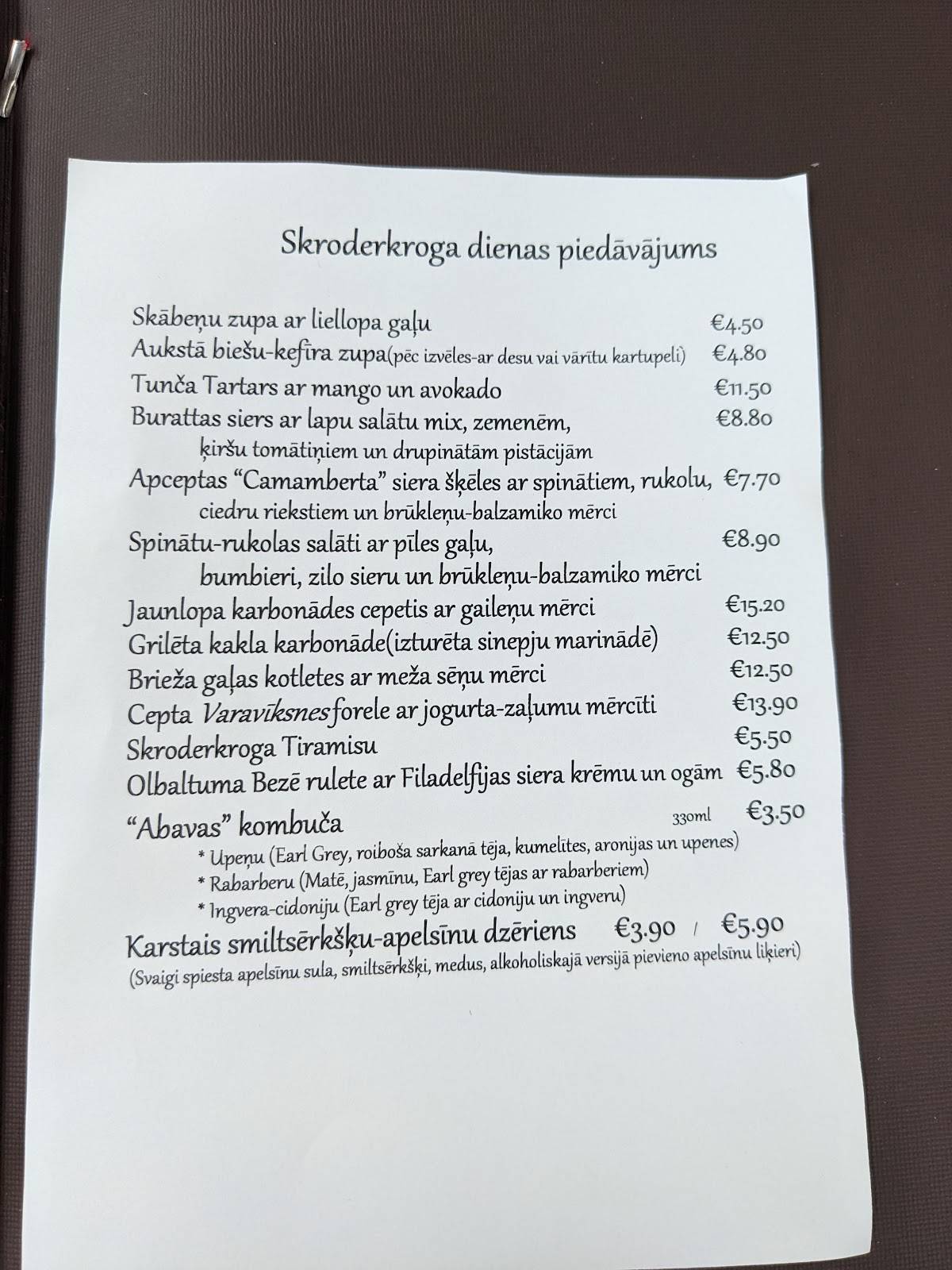 menu-at-skroderkrogs-restaurant-ventspils