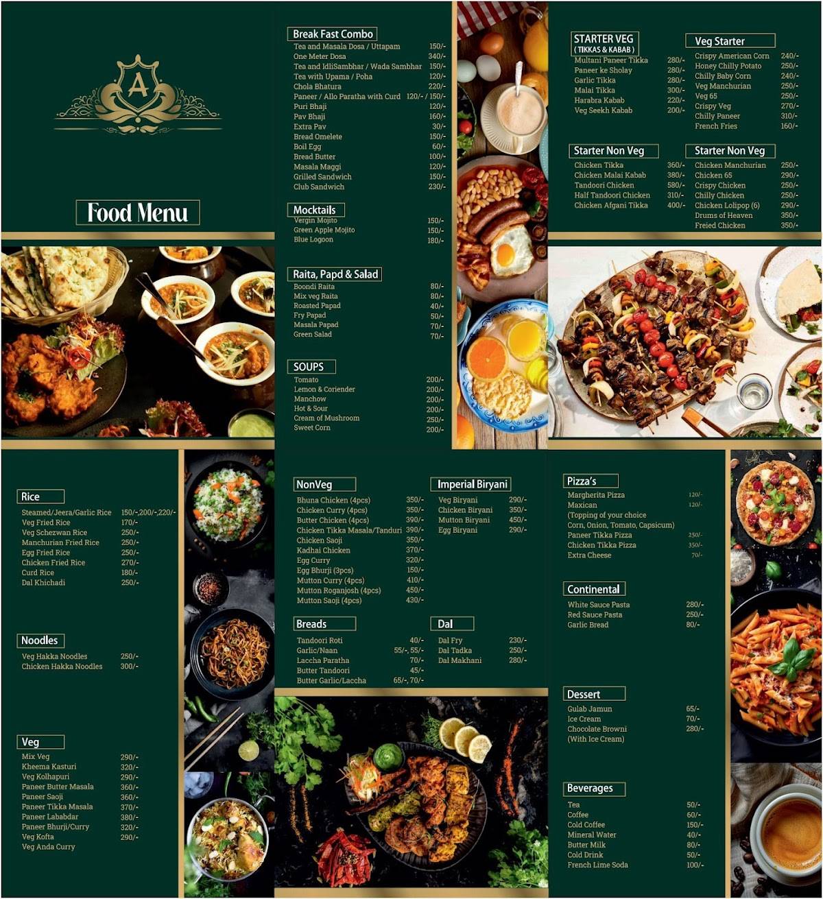 Skytouch Rooftop Restaurant In Manish Nagar Nagpur(Hotel Ashoka Imperial) menu