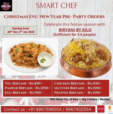 Smart Chef menu