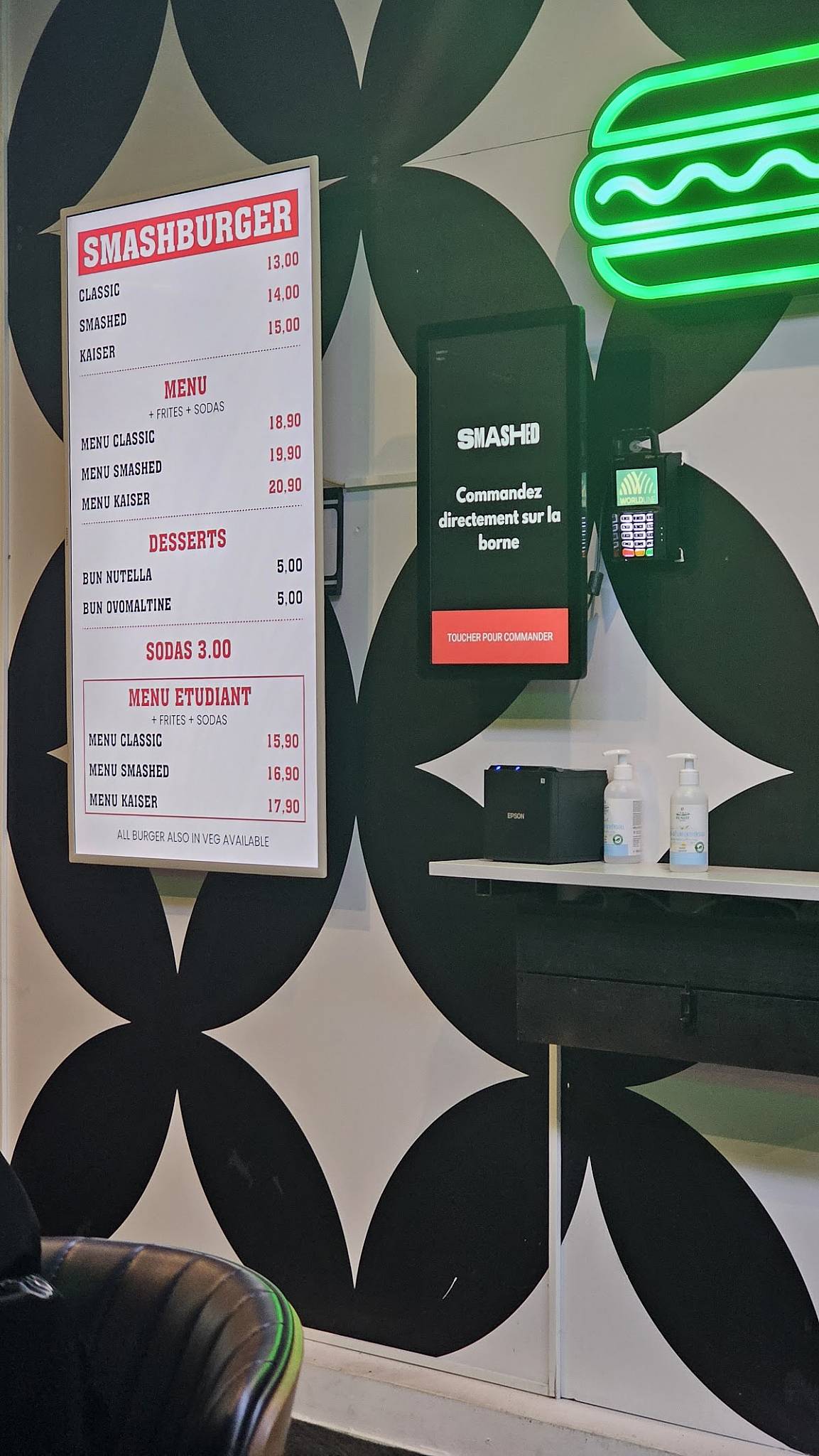 Menu di Smashed Smashburger 