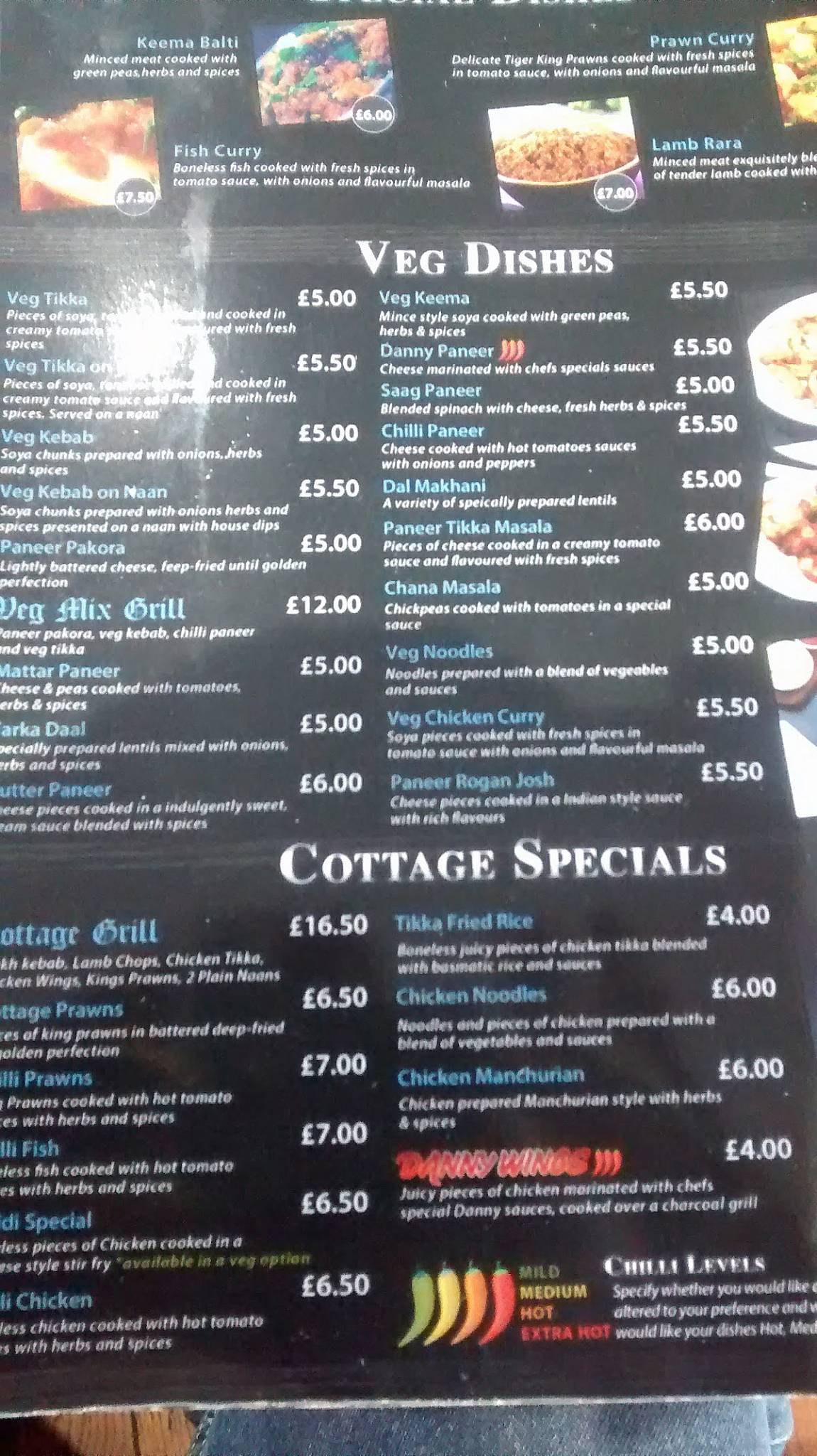 Menu at Soho Cottage pub & bar, Oldbury