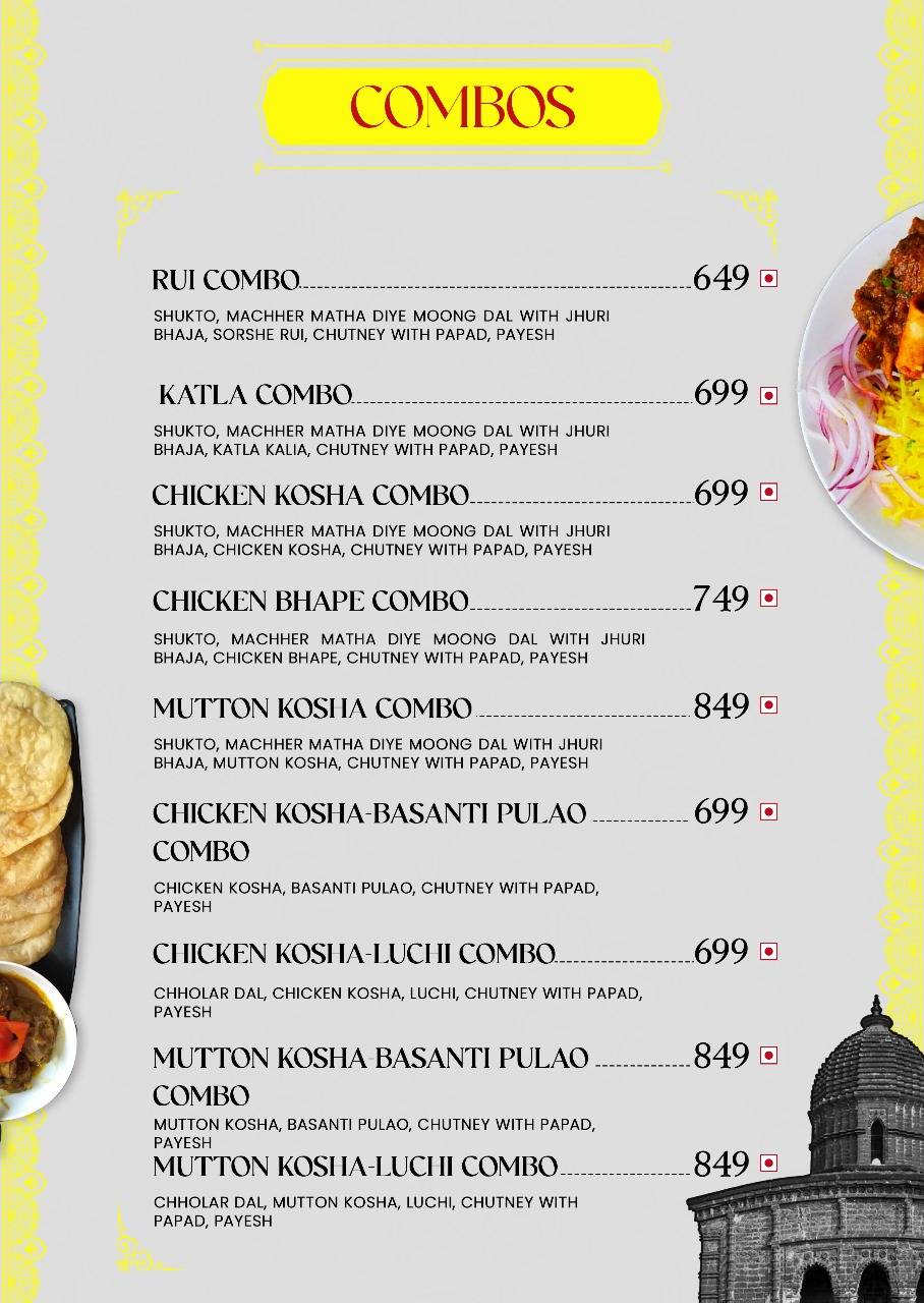 Sorshe - Authentic Bengali Restaurant menu