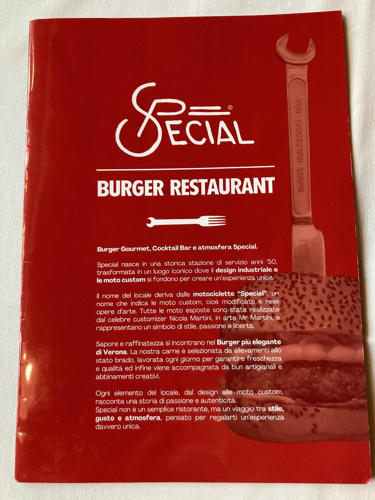Menu di Special & Mr Martini 