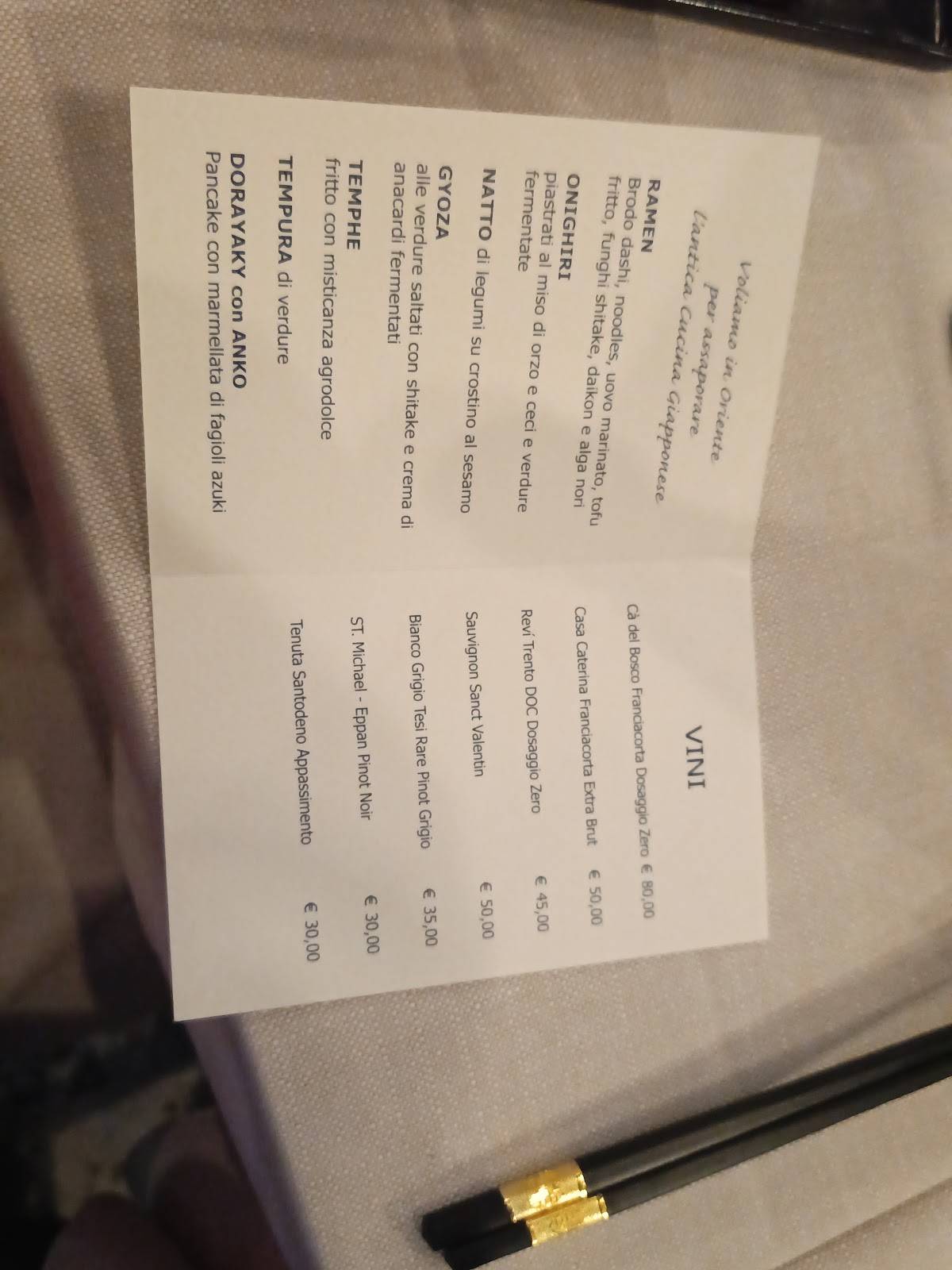 Menu di Bar Sporting • Milano Marittima 