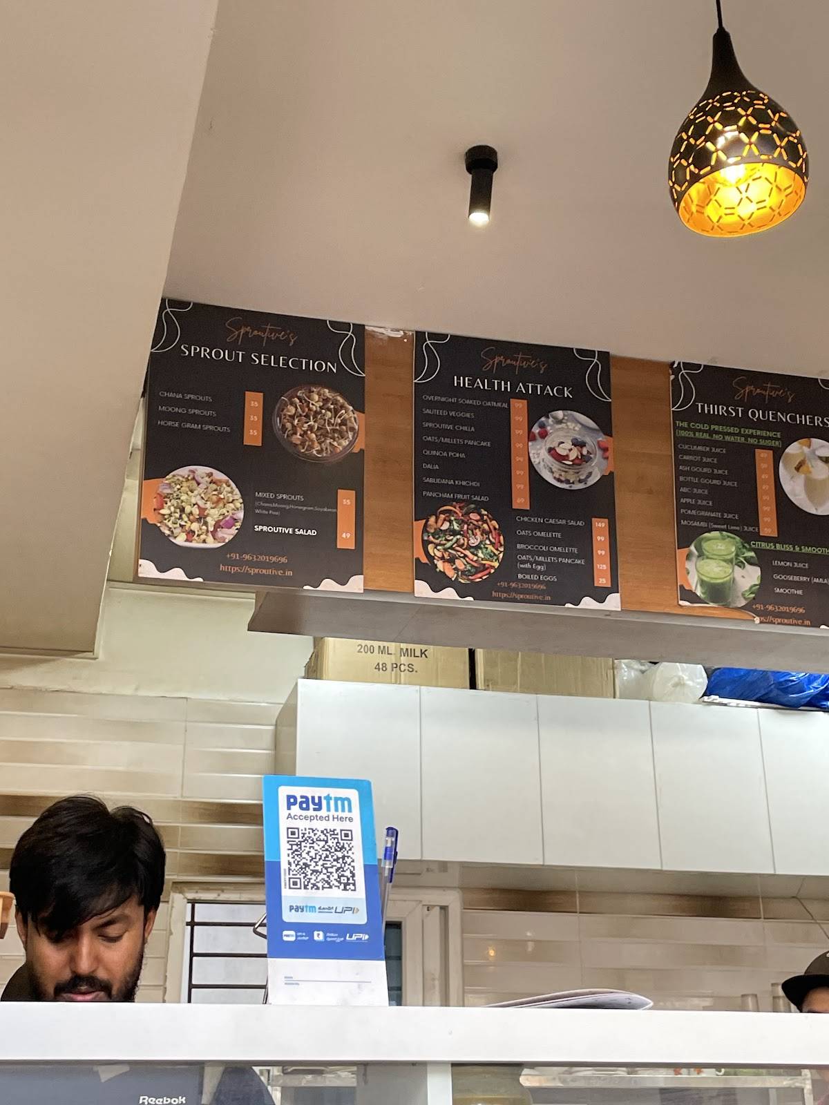 Sproutive Swasthyachintak Pvt. Ltd. menu